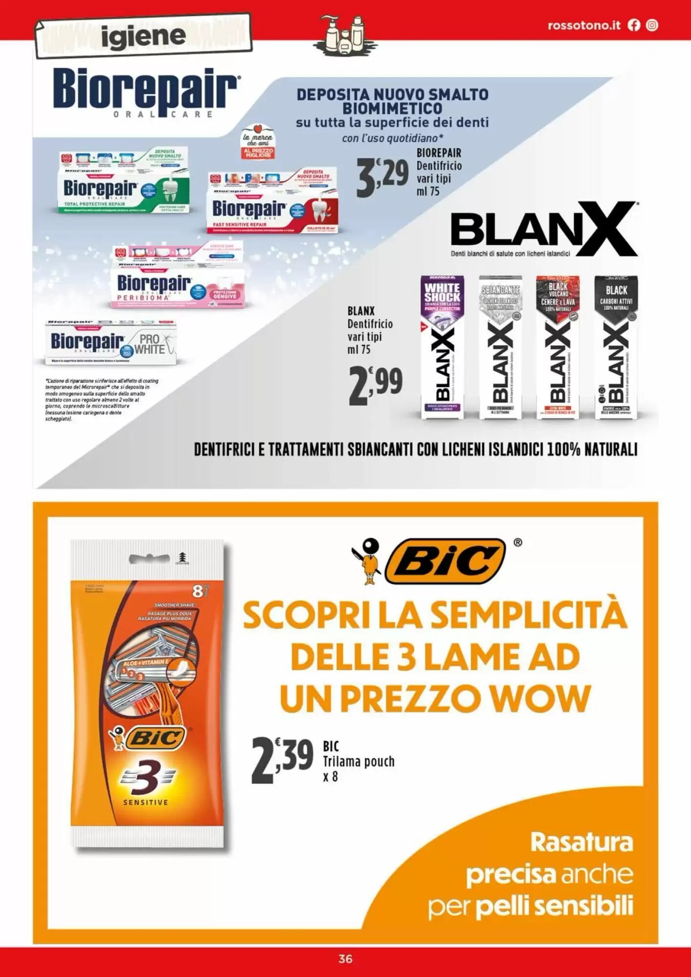 Volantino promozionale Rossotono  valide dal 28/09/2026 - Pagina 36.