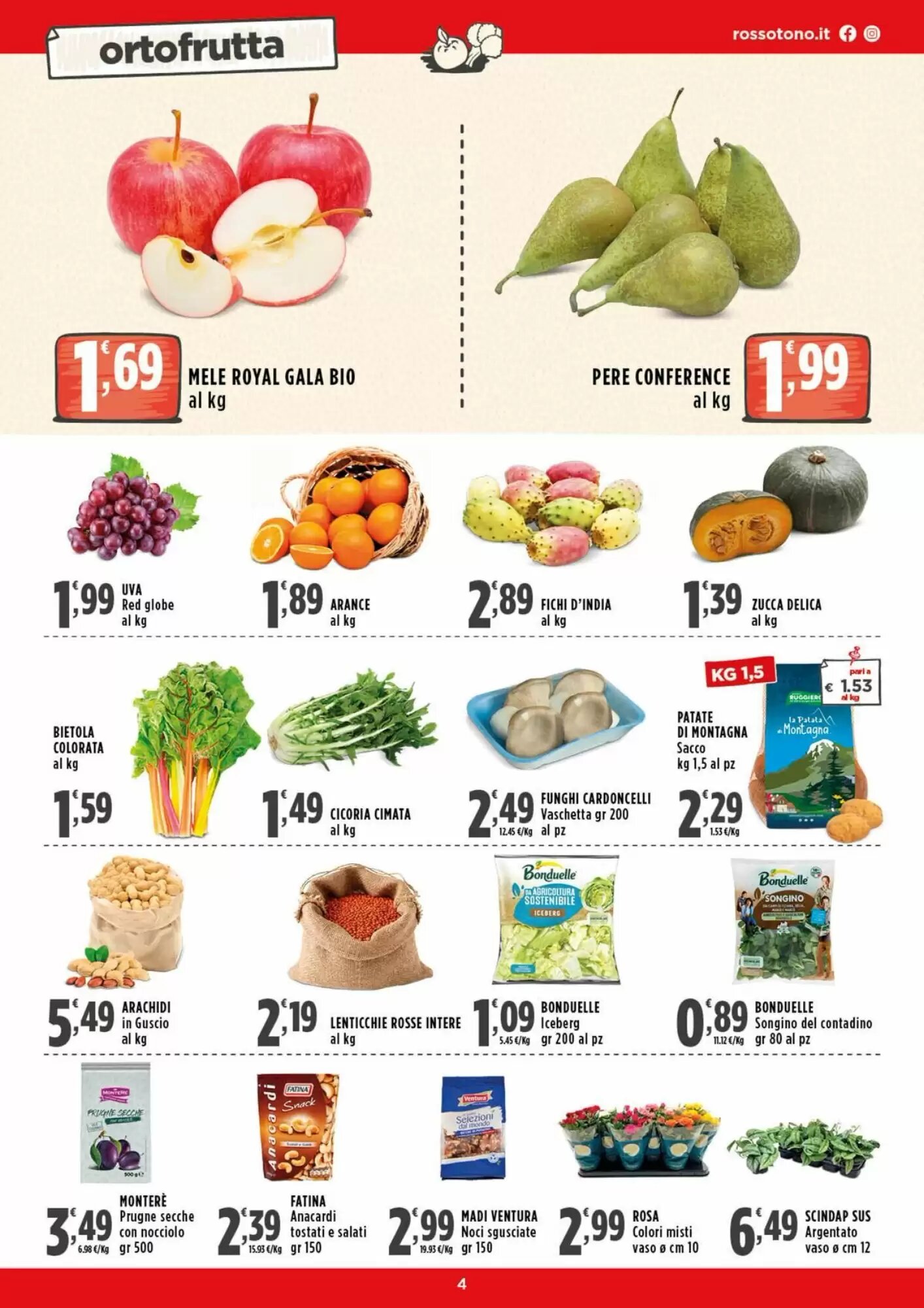 Volantino promozionale Rossotono  valide dal 28/09/2026 - Pagina 4.