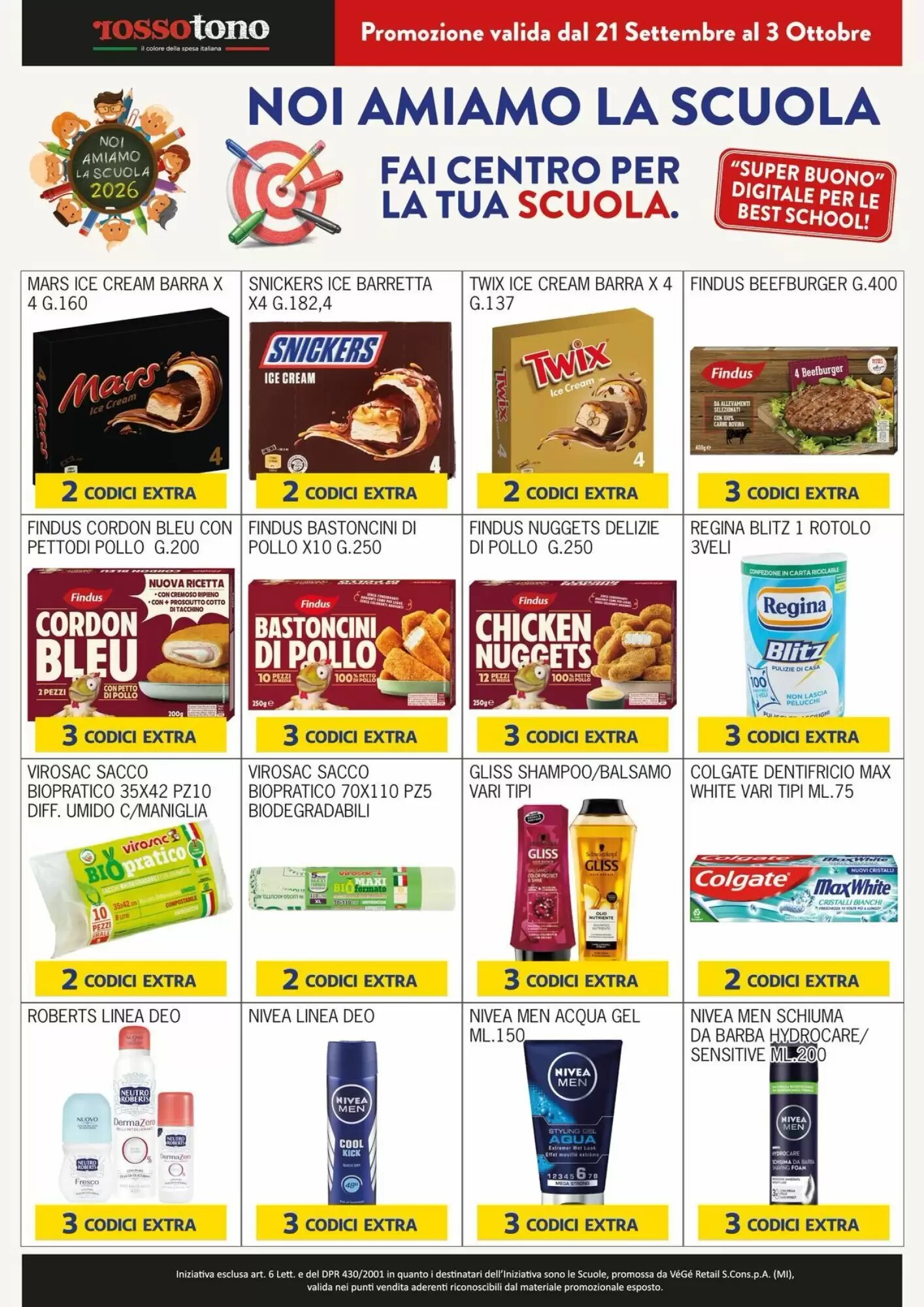 Volantino promozionale Rossotono  valide dal 28/09/2026 - Pagina 42.