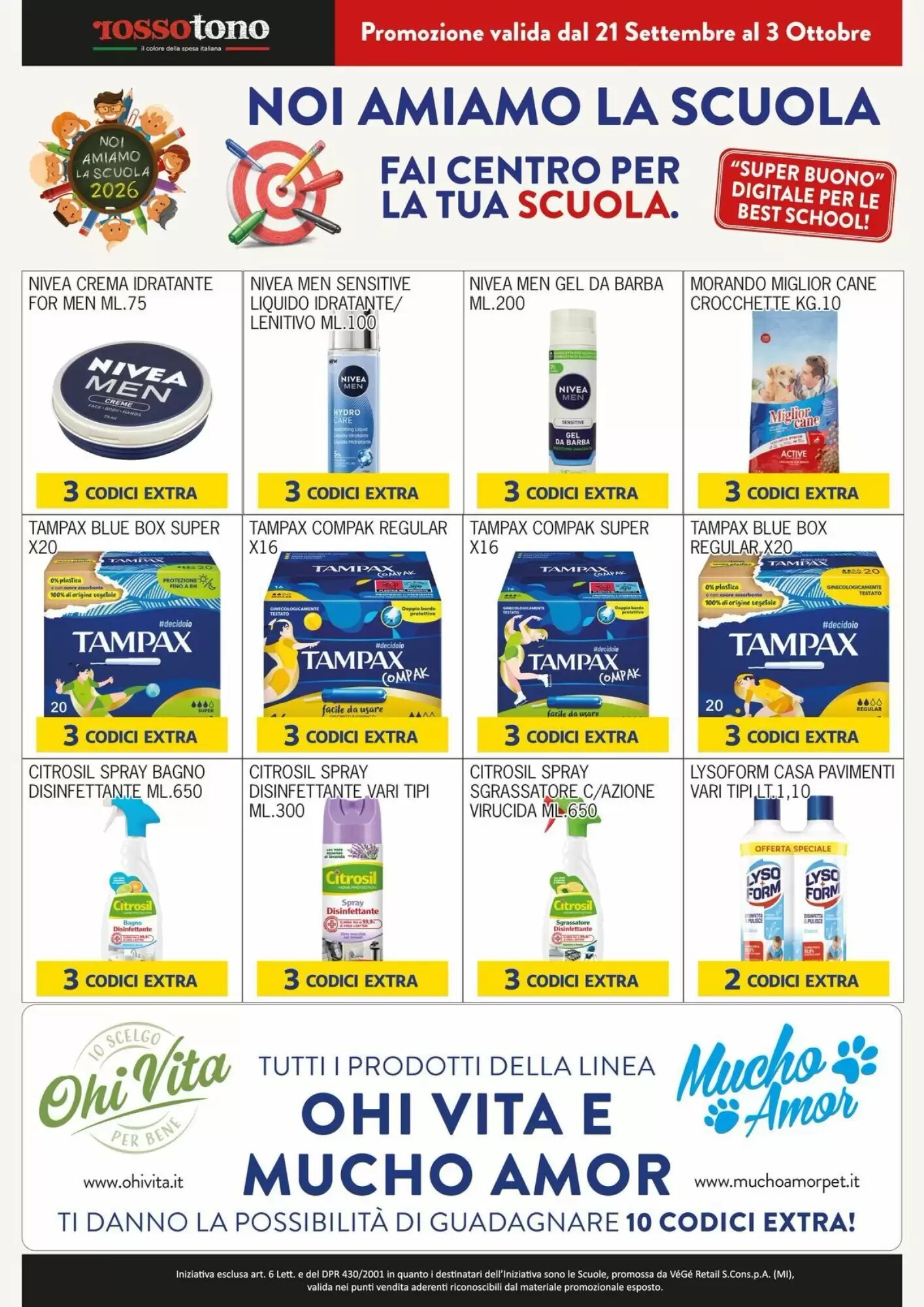 Volantino promozionale Rossotono  valide dal 28/09/2026 - Pagina 43.