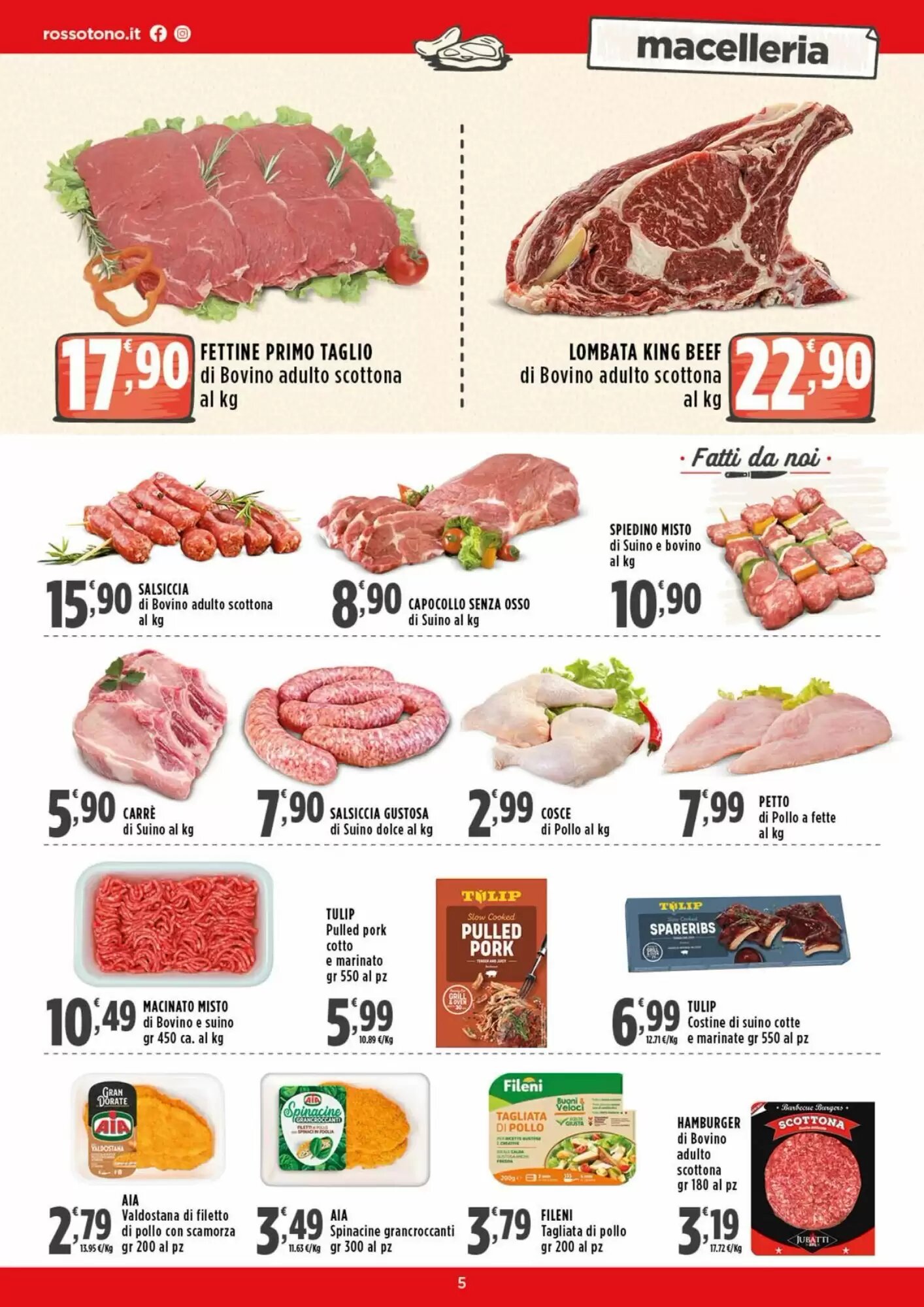 Volantino promozionale Rossotono  valide dal 28/09/2026 - Pagina 5.