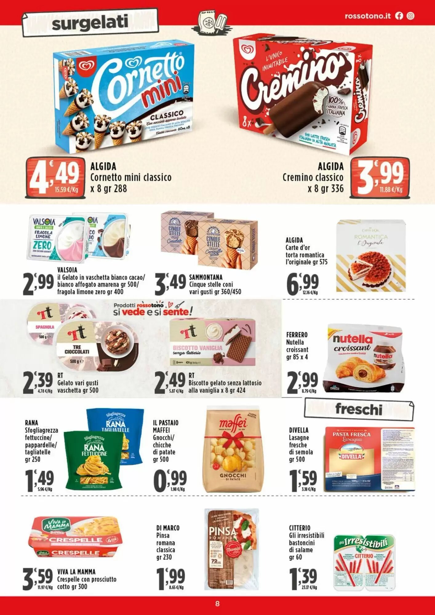 Volantino promozionale Rossotono  valide dal 28/09/2026 - Pagina 8.