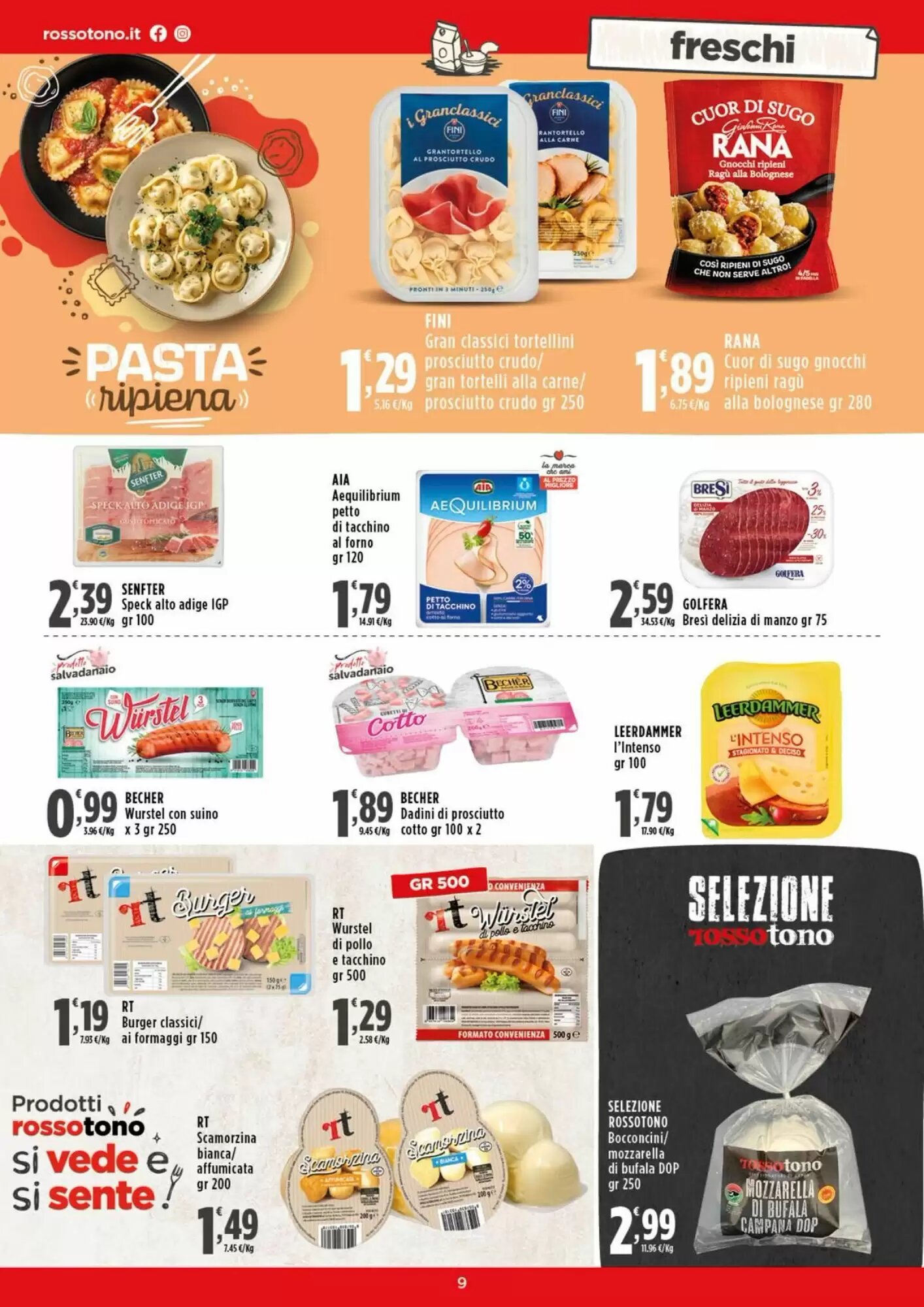 Volantino promozionale Rossotono  valide dal 28/09/2026 - Pagina 9.