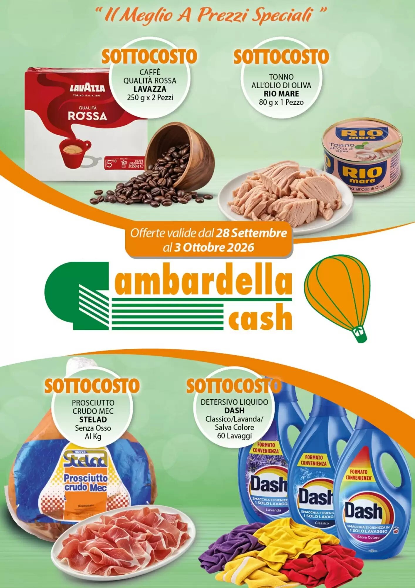 Volantino promozionale Gambardella Cash  valide dal 28/09/2026 - Pagina 1.
