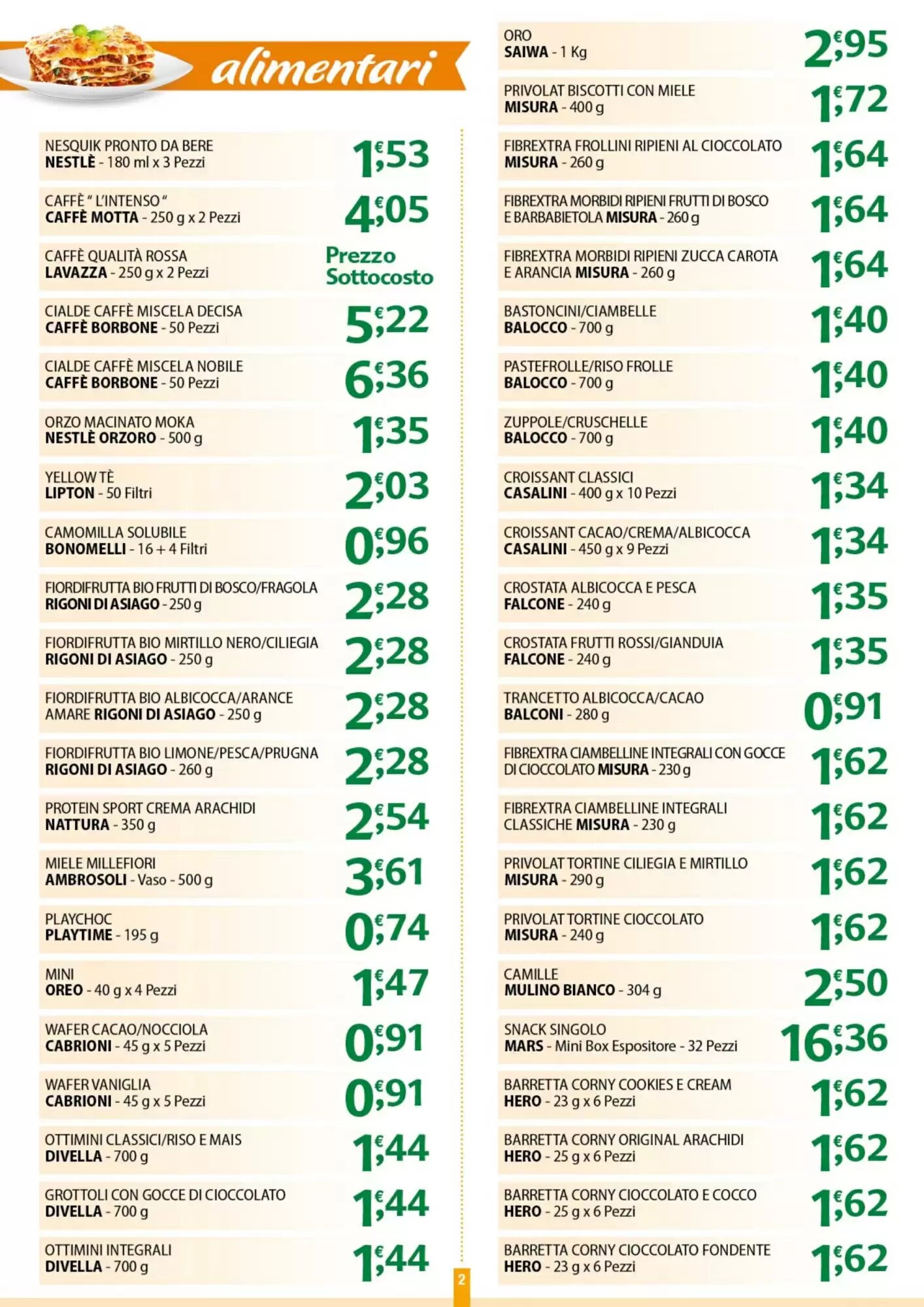Volantino promozionale Gambardella Cash  valide dal 28/09/2026 - Pagina 2.