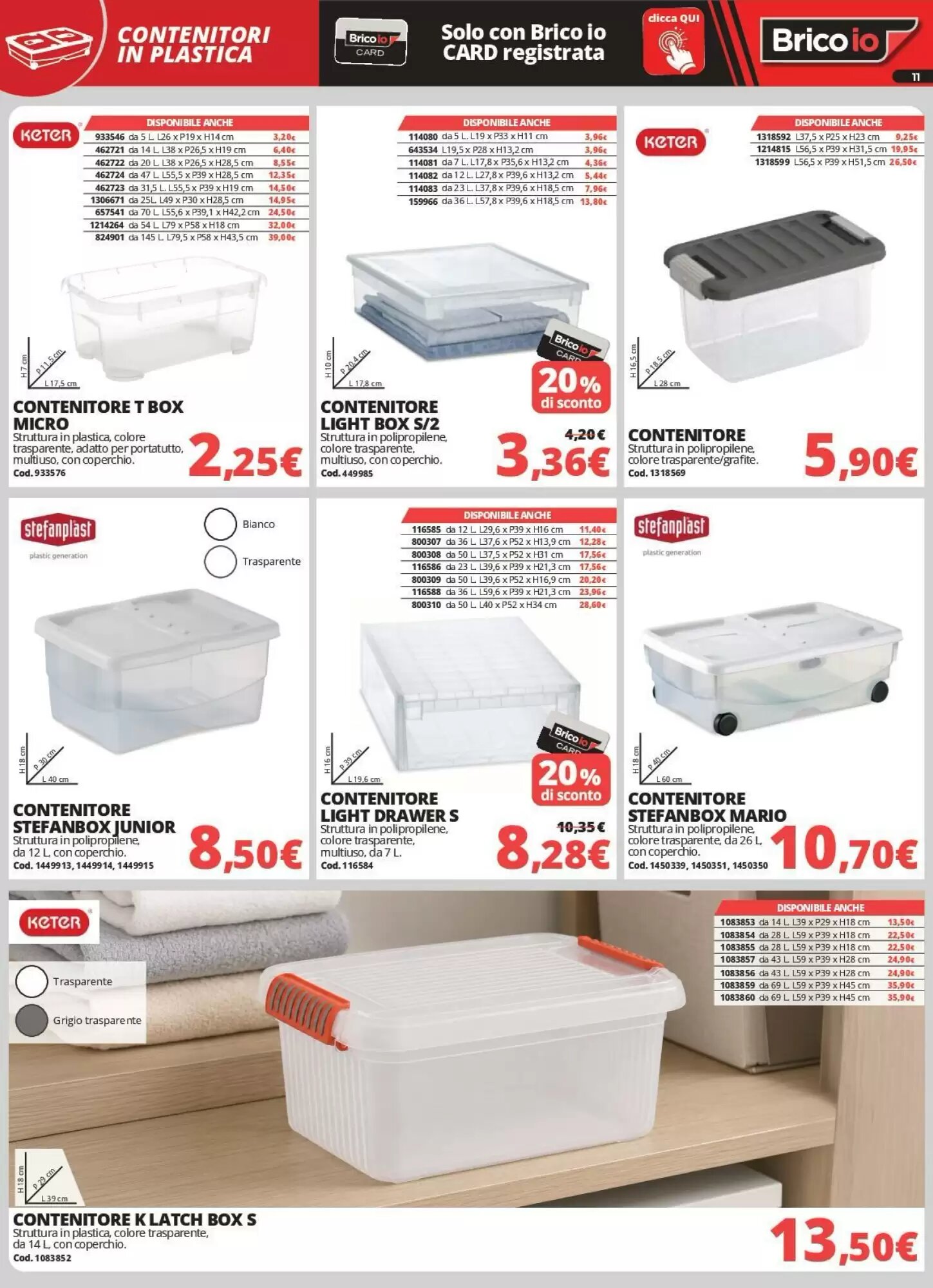 Volantino promozionale Brico Io  valide dal 28/09/2026 - Pagina 11.