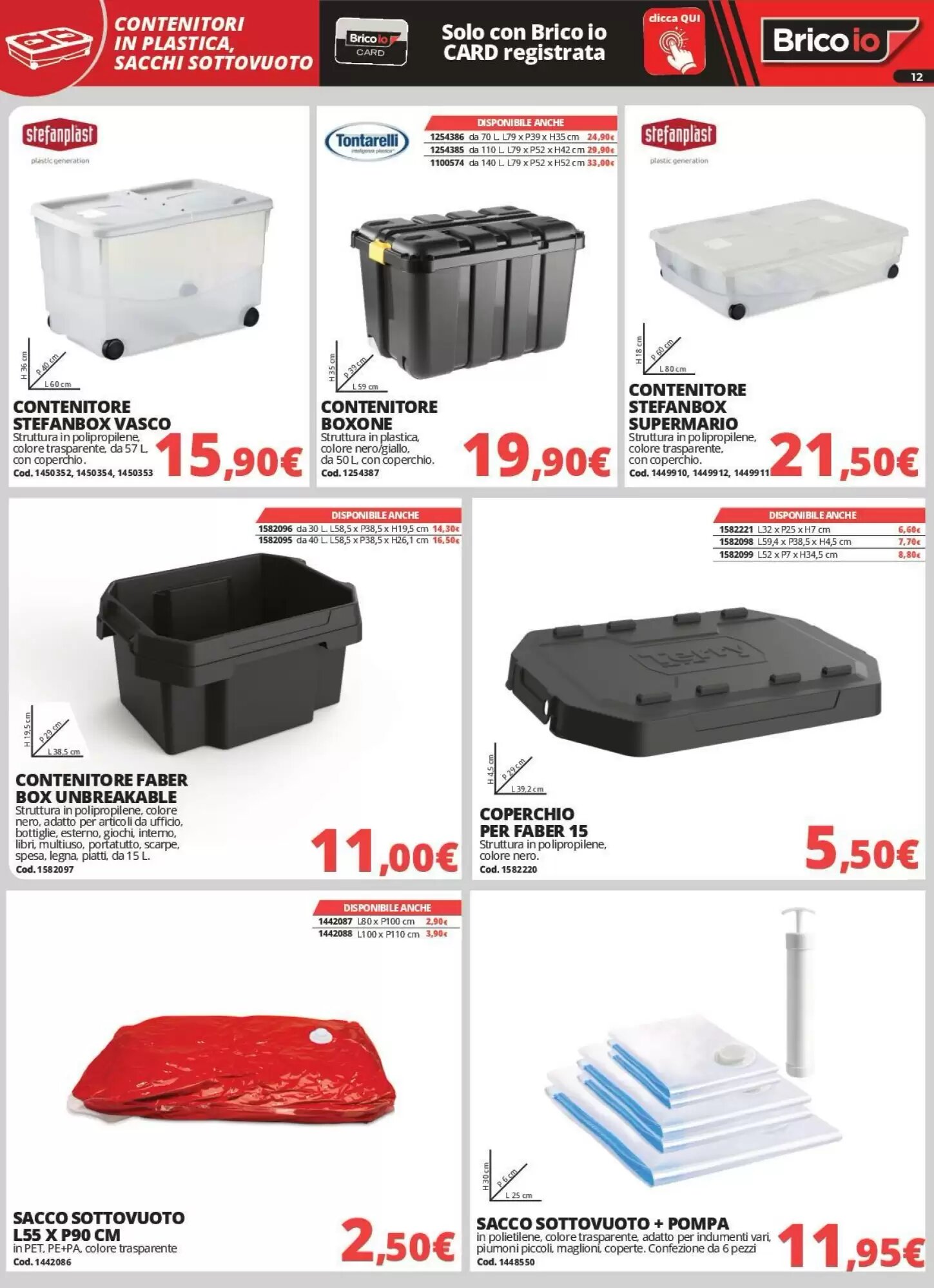 Volantino promozionale Brico Io  valide dal 28/09/2026 - Pagina 12.