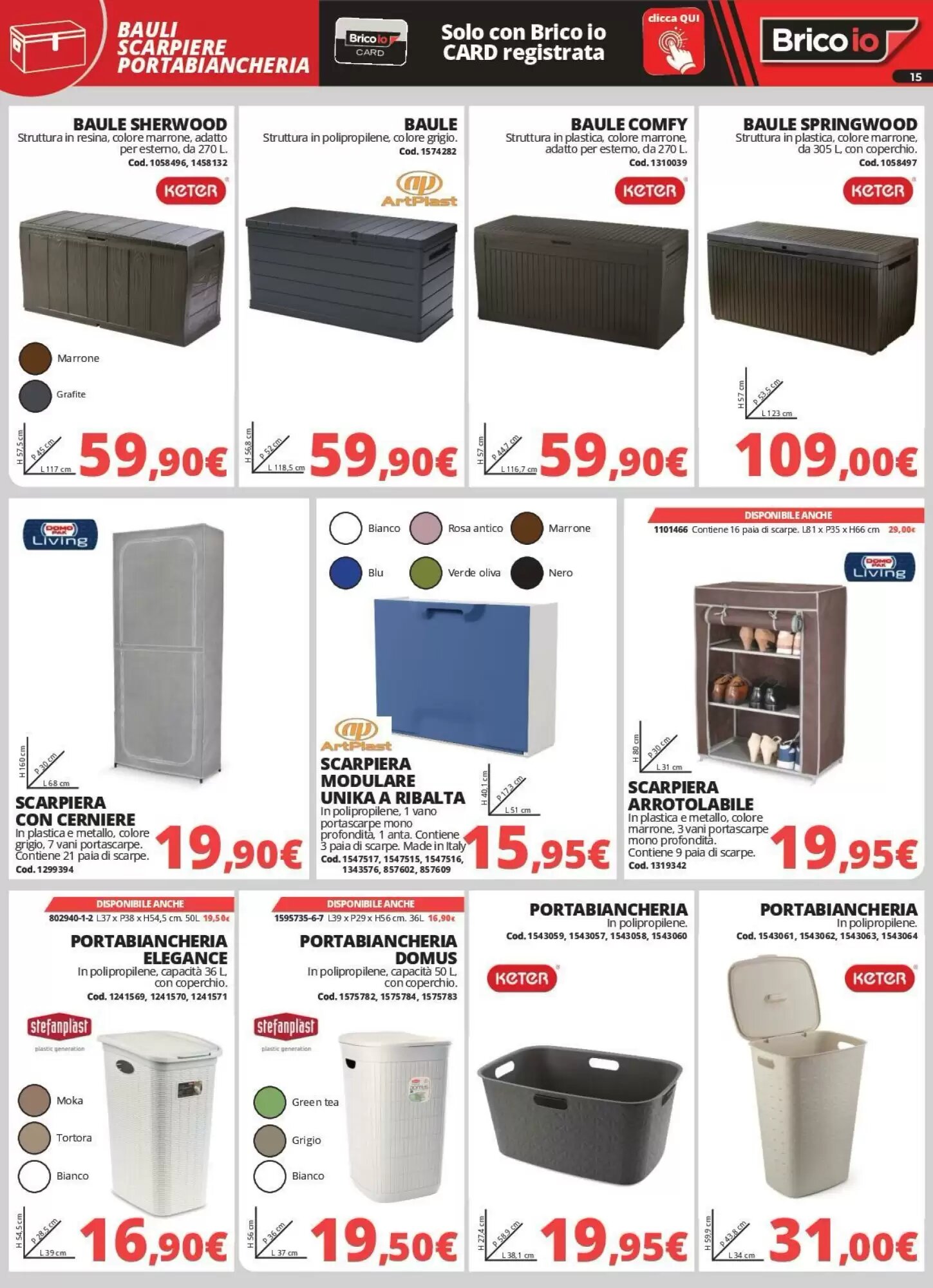 Volantino promozionale Brico Io  valide dal 28/09/2026 - Pagina 15.