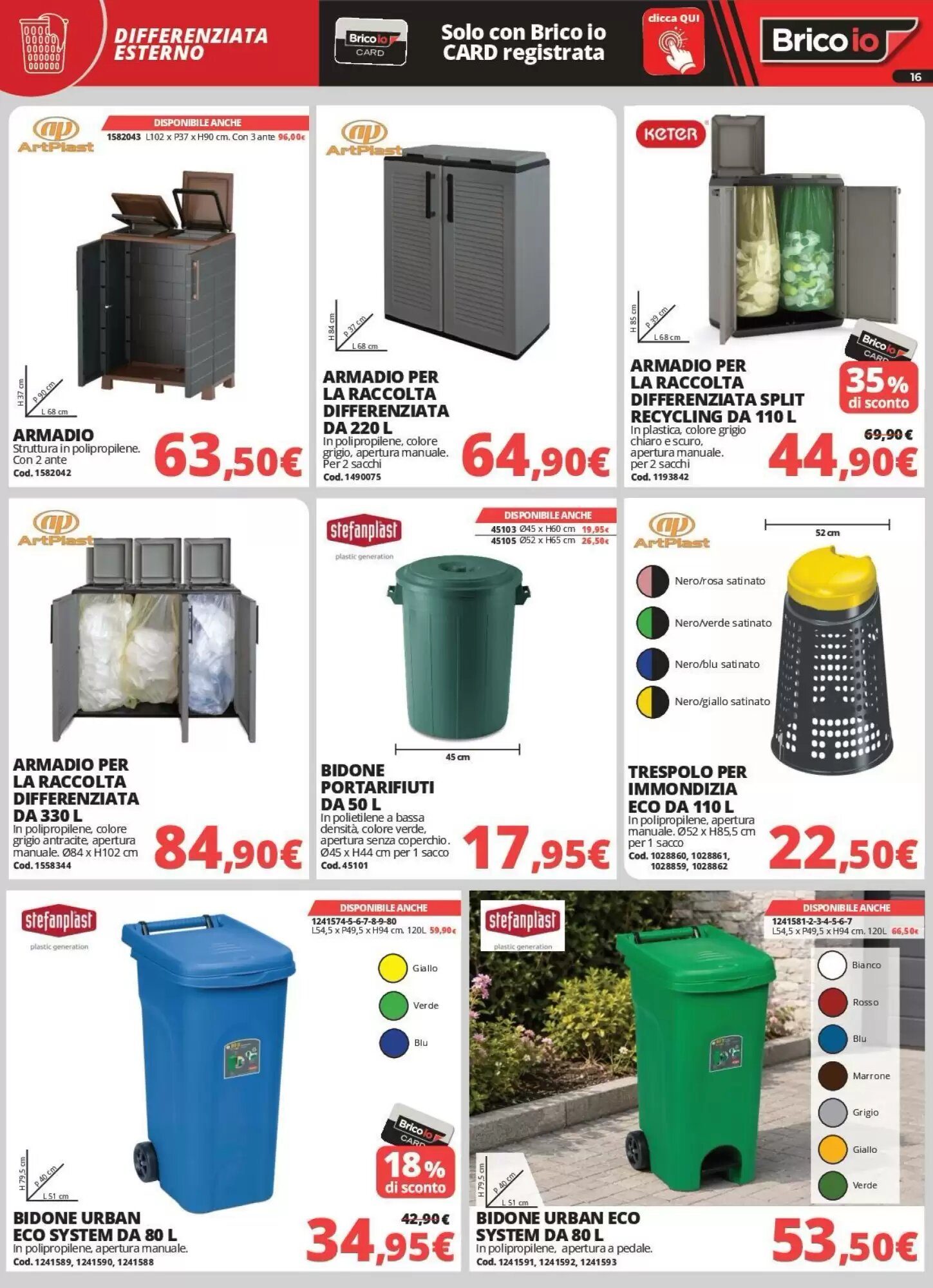 Volantino promozionale Brico Io  valide dal 28/09/2026 - Pagina 16.