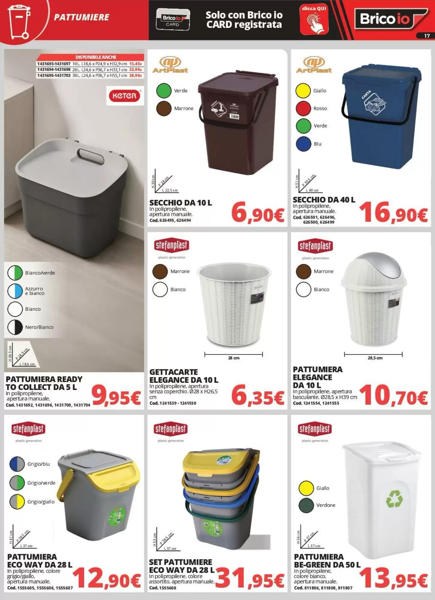 Volantino promozionale Brico Io  valide dal 28/09/2026 - Pagina 17.
