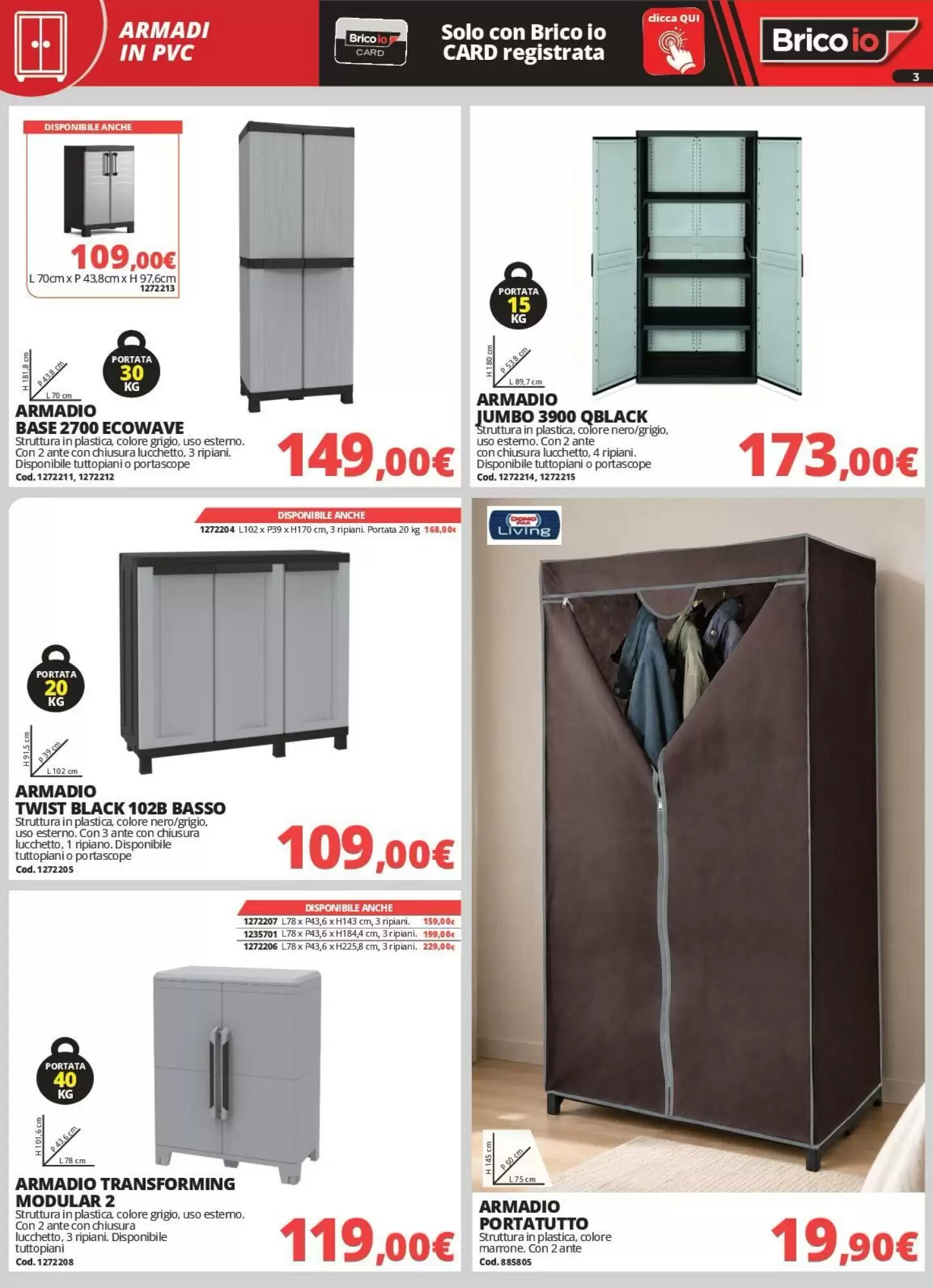 Volantino promozionale Brico Io  valide dal 28/09/2026 - Pagina 3.