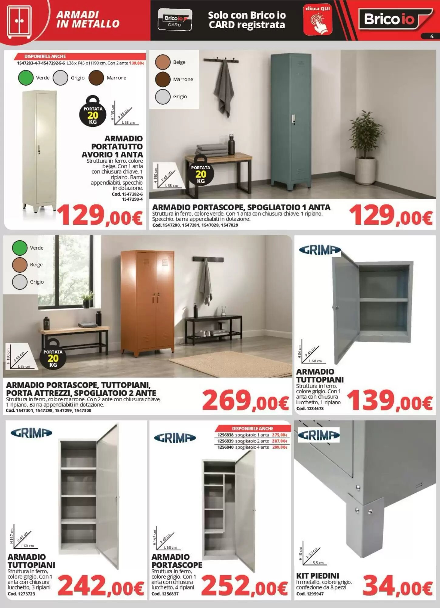 Volantino promozionale Brico Io  valide dal 28/09/2026 - Pagina 4.