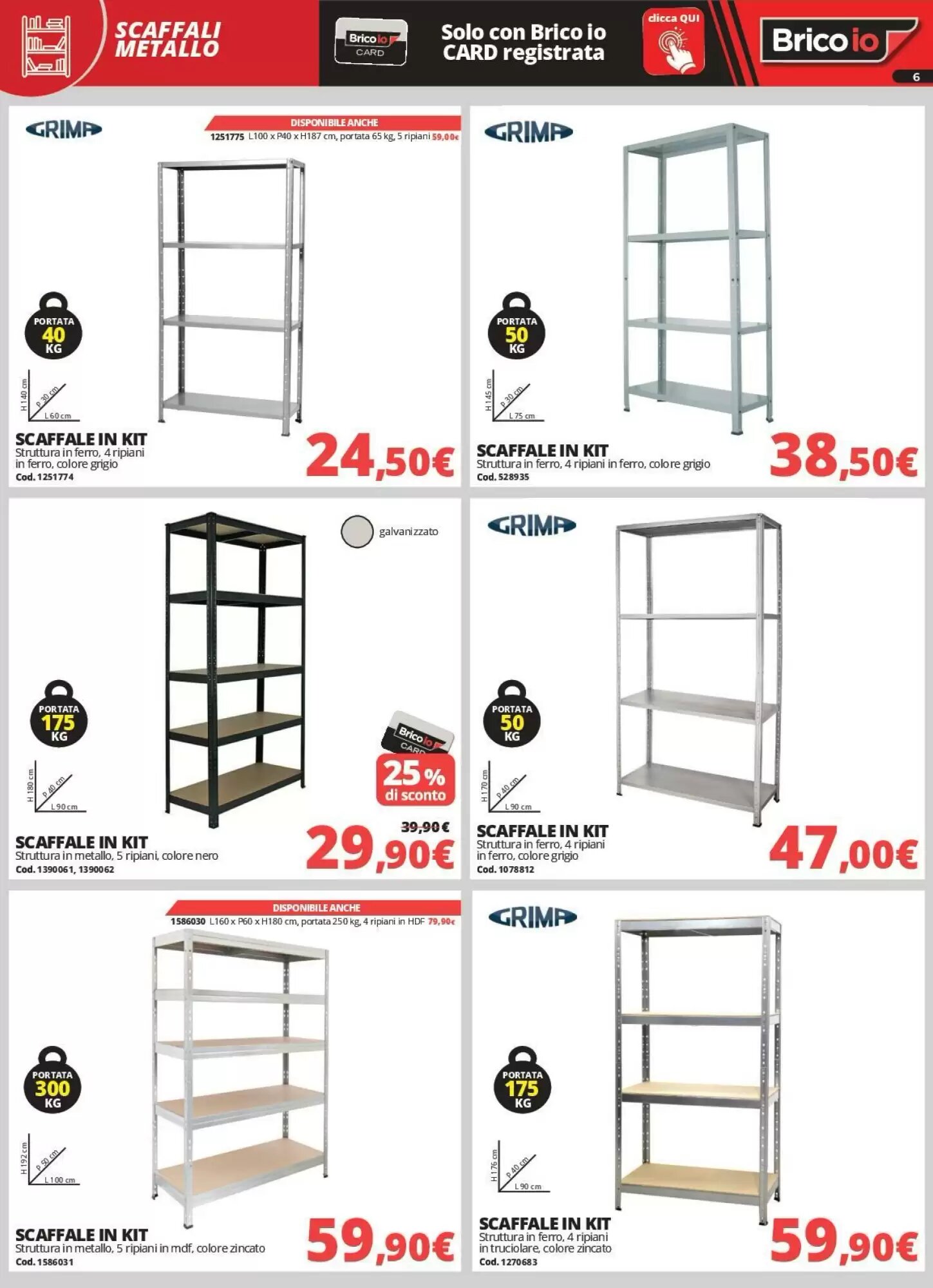 Volantino promozionale Brico Io  valide dal 28/09/2026 - Pagina 6.