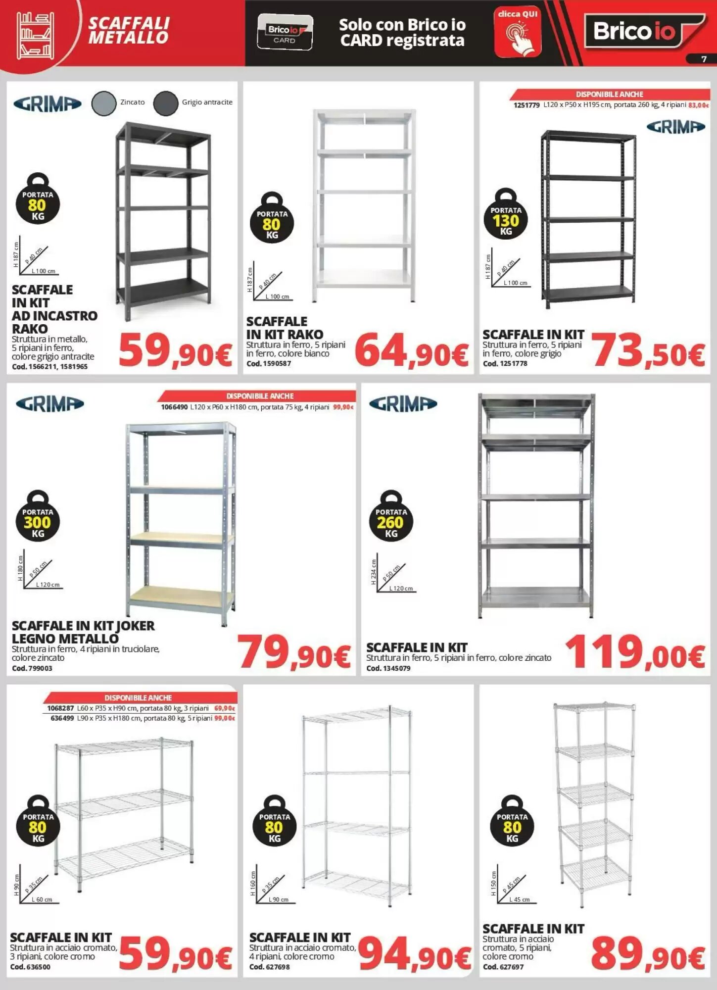 Volantino promozionale Brico Io  valide dal 28/09/2026 - Pagina 7.