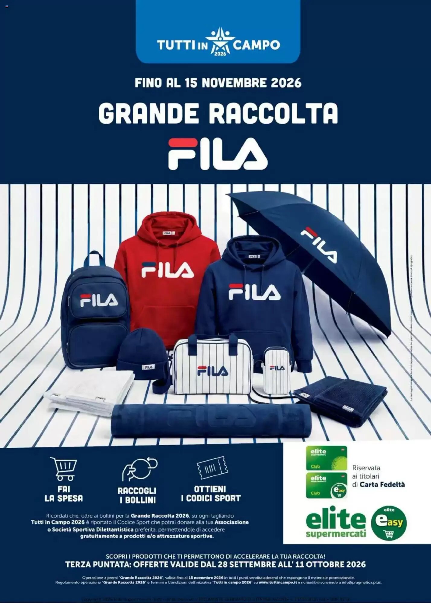 Volantino promozionale Elite  valide dal 28/09/2026 - Pagina 1.