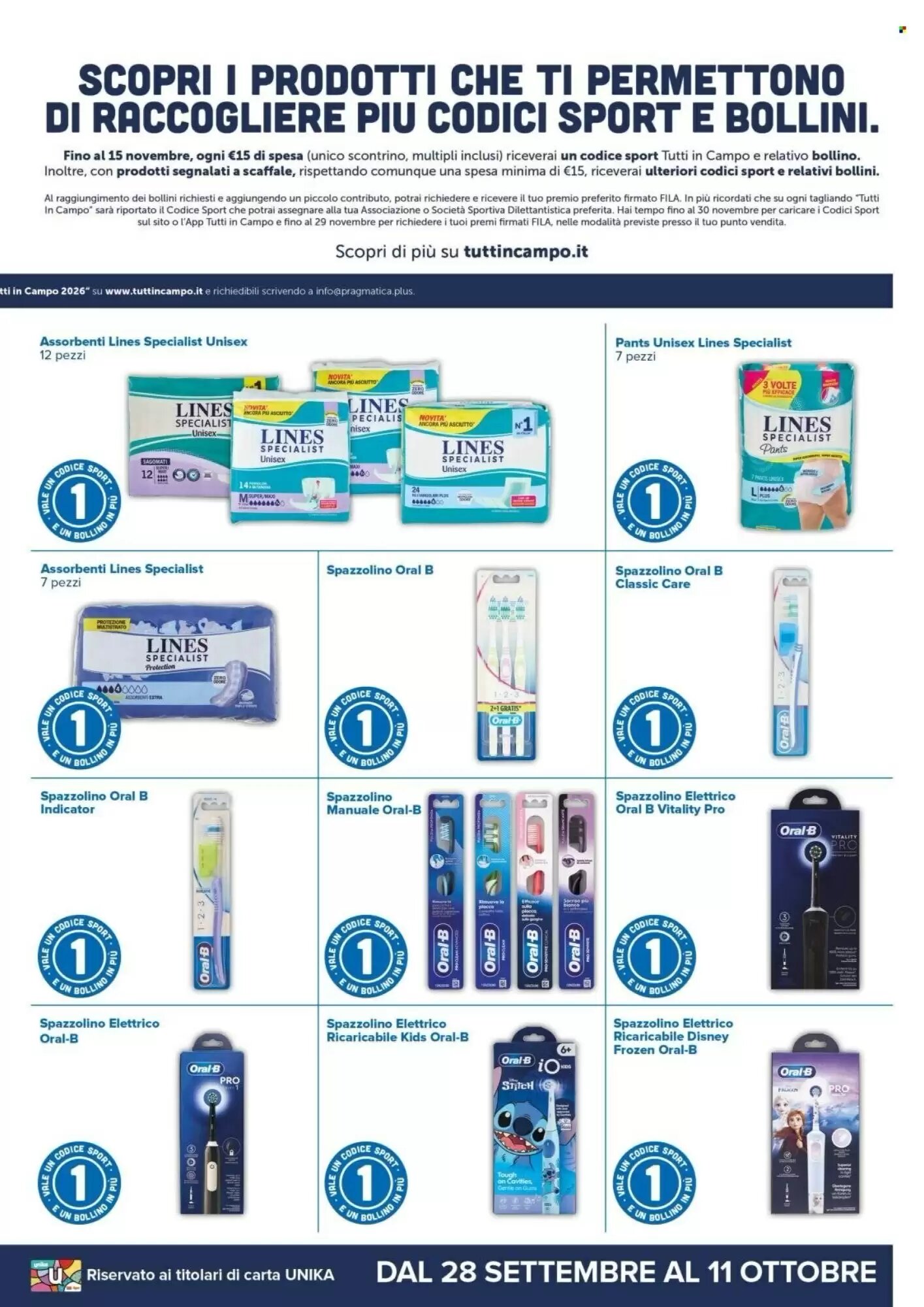 Volantino promozionale Oasi  valide dal 28/09/2026 - Pagina 11.