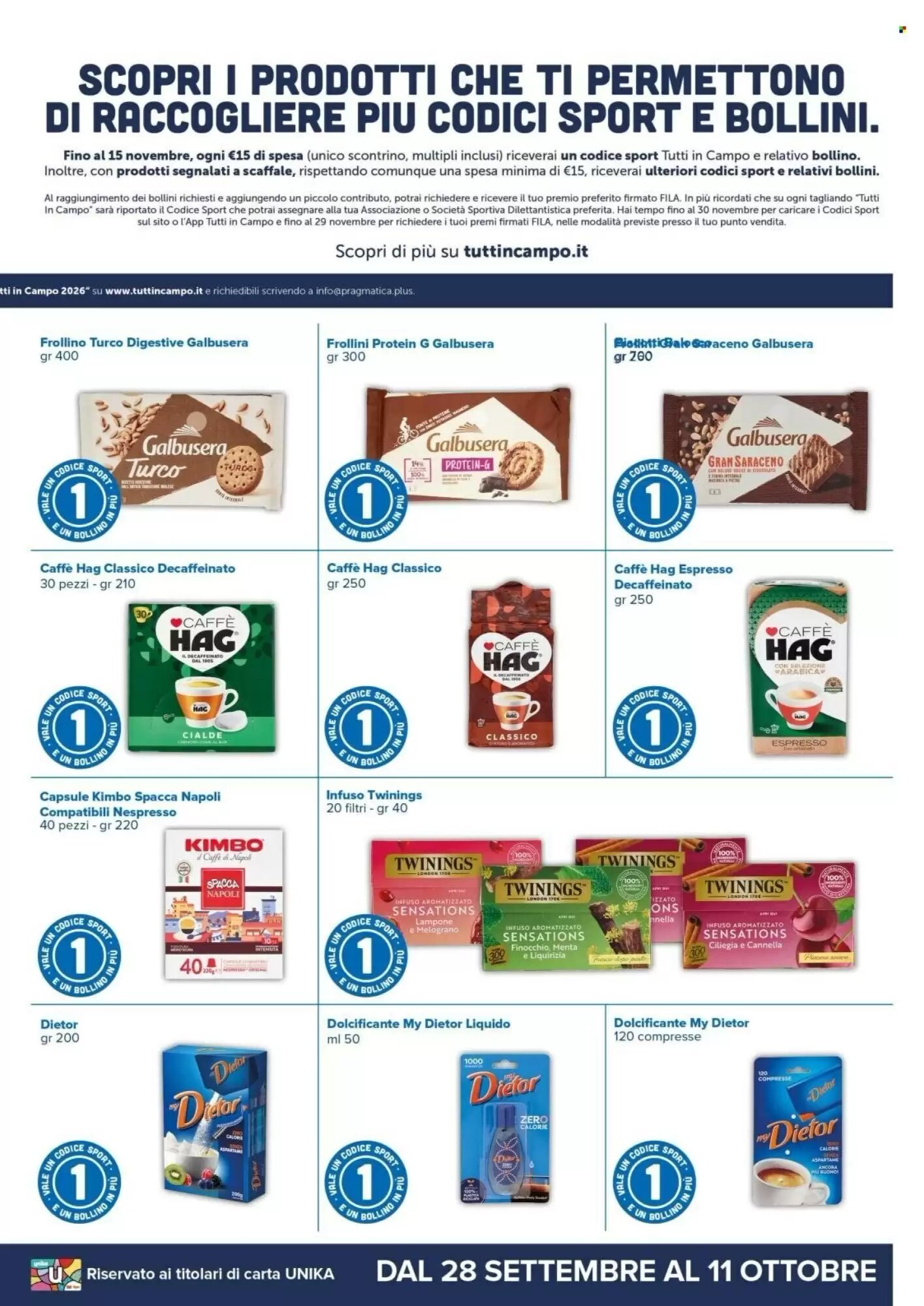 Volantino promozionale Oasi  valide dal 28/09/2026 - Pagina 7.