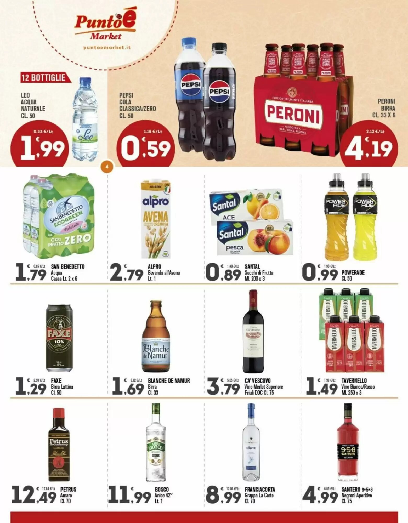 Volantino promozionale Punto é market  valide dal 28/09/2026 - Pagina 4.