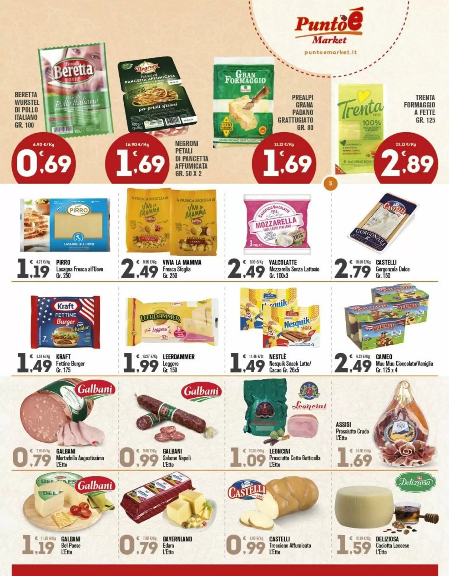 Volantino promozionale Punto é market  valide dal 28/09/2026 - Pagina 5.