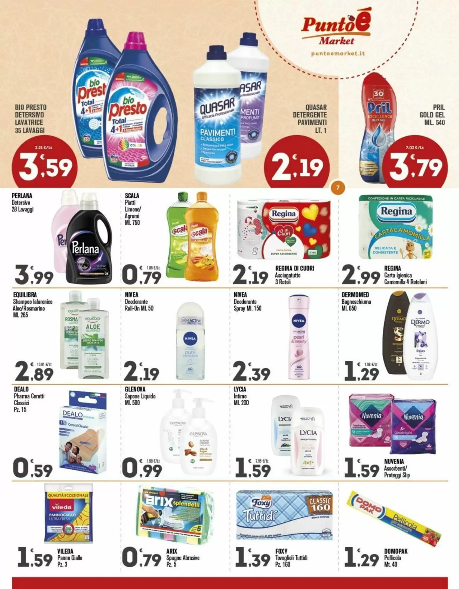 Volantino promozionale Punto é market  valide dal 28/09/2026 - Pagina 7.