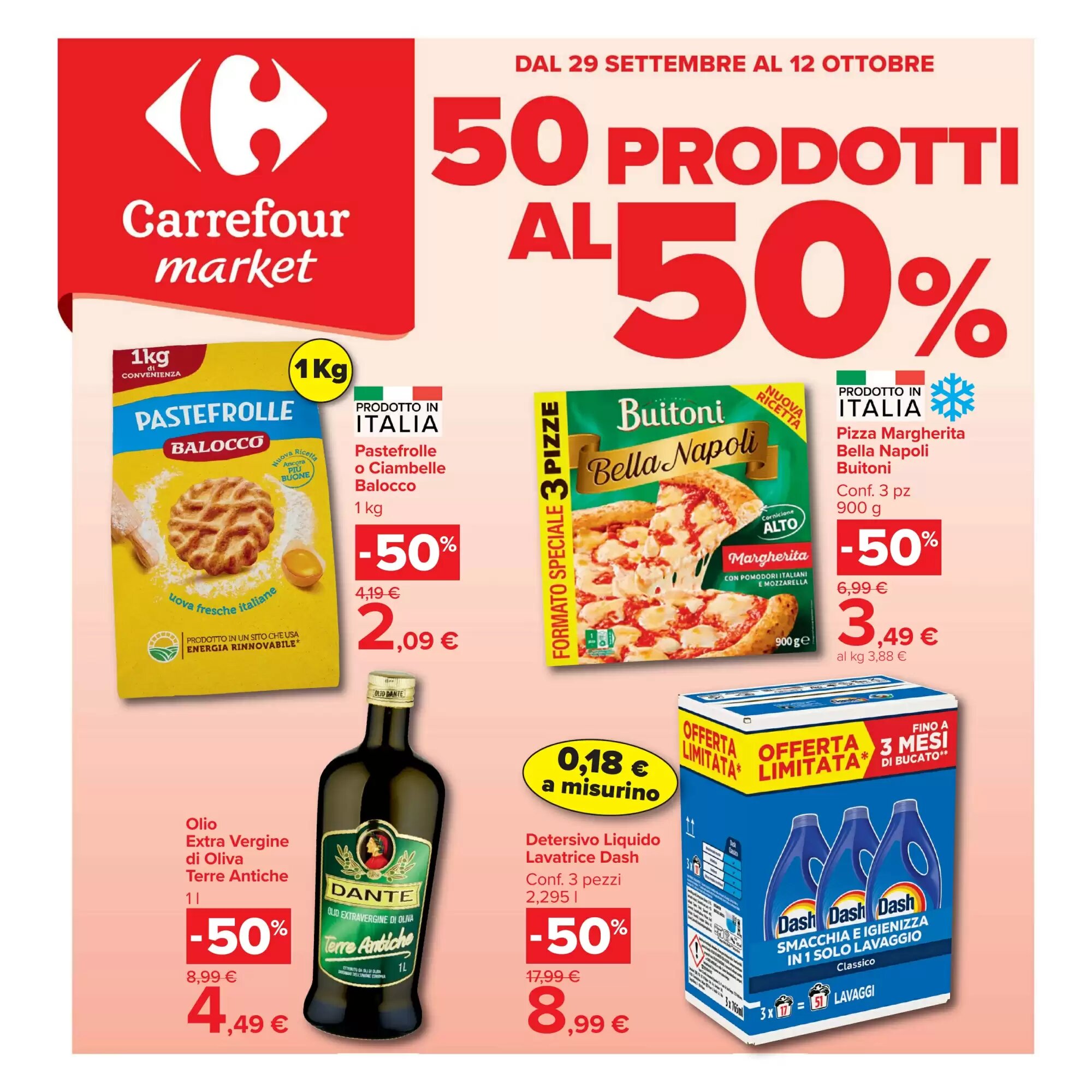Volantino promozionale Carrefour Market  valide dal 29/09/2026 - Pagina 1.