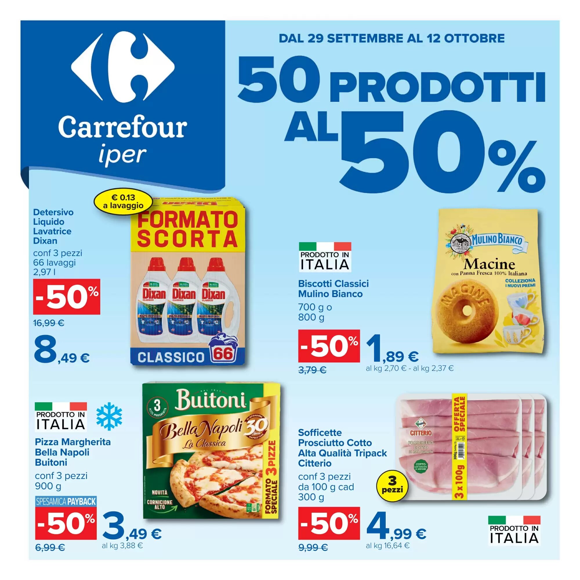 Volantino promozionale Carrefour  valide dal 29/09/2026 - Pagina 1.