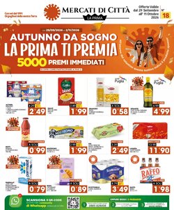 Volantino promozionale Mercati di Città La Prima  valide dal 29/09/2026
