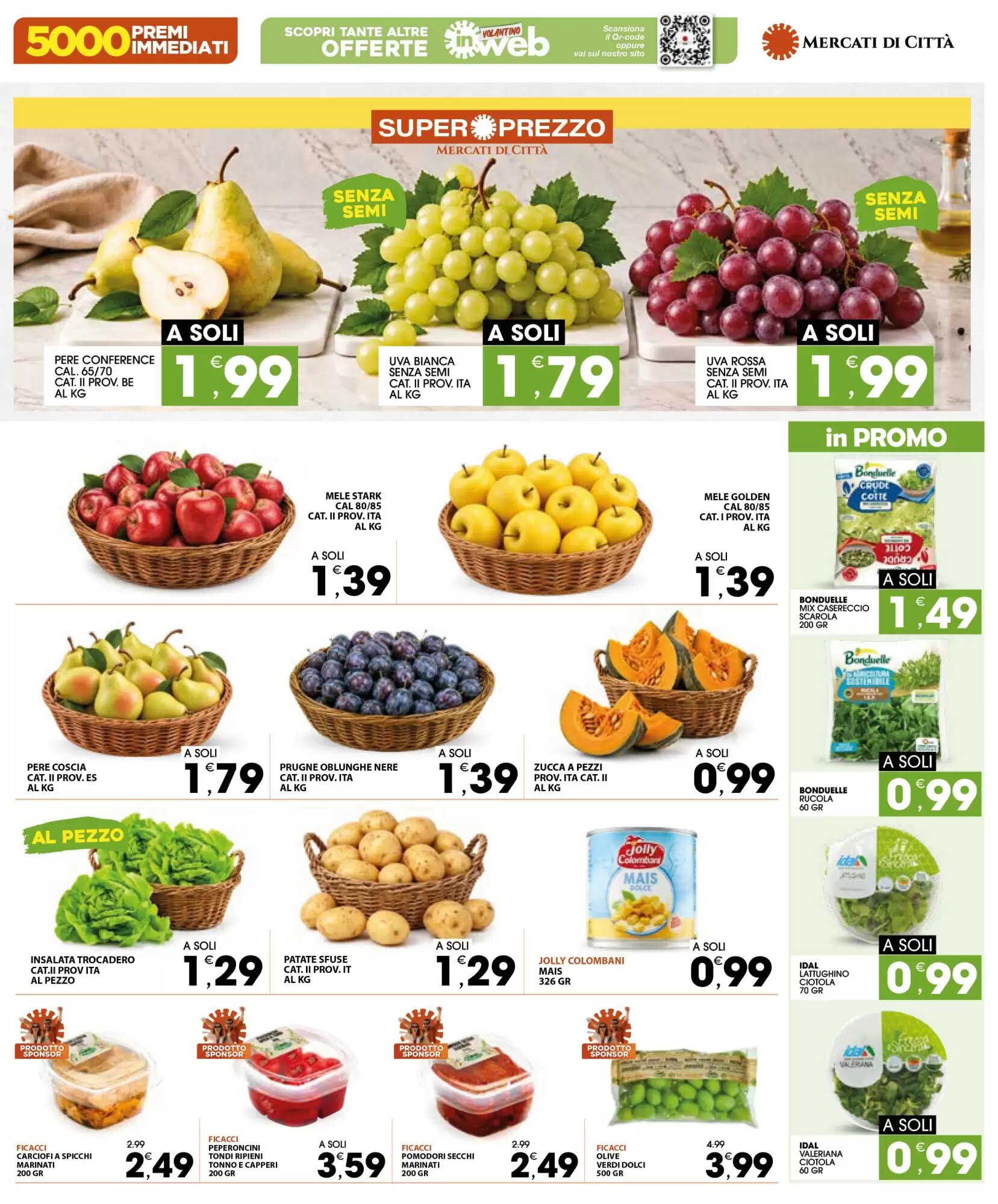 Volantino promozionale Mercati di Città La Prima  valide dal 29/09/2026 - Pagina 3.