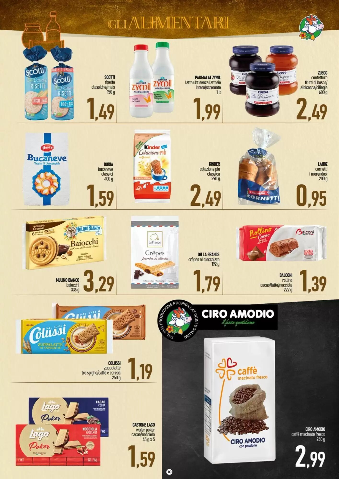 Volantino promozionale Ciro Amodio  valide dal 29/09/2026 - Pagina 10.