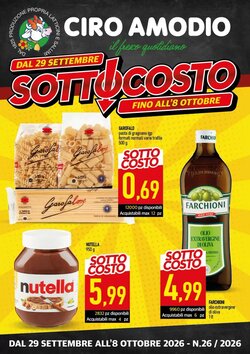 Volantino promozionale Ciro Amodio  valide dal 29/09/2026