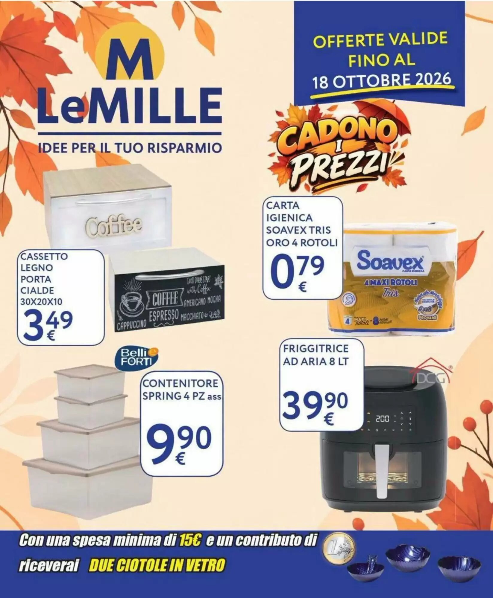 Volantino promozionale Le Mille  valide dal 29/09/2026 - Pagina 1.