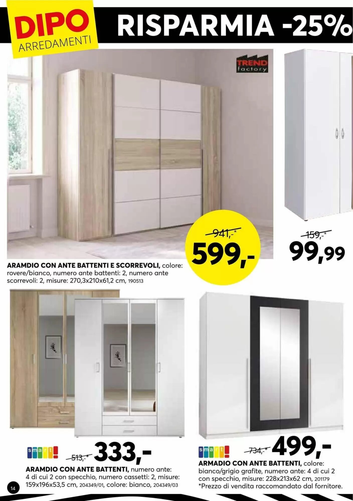 Volantino promozionale Dipo Arredamenti  valide dal 29/09/2026 - Pagina 14.