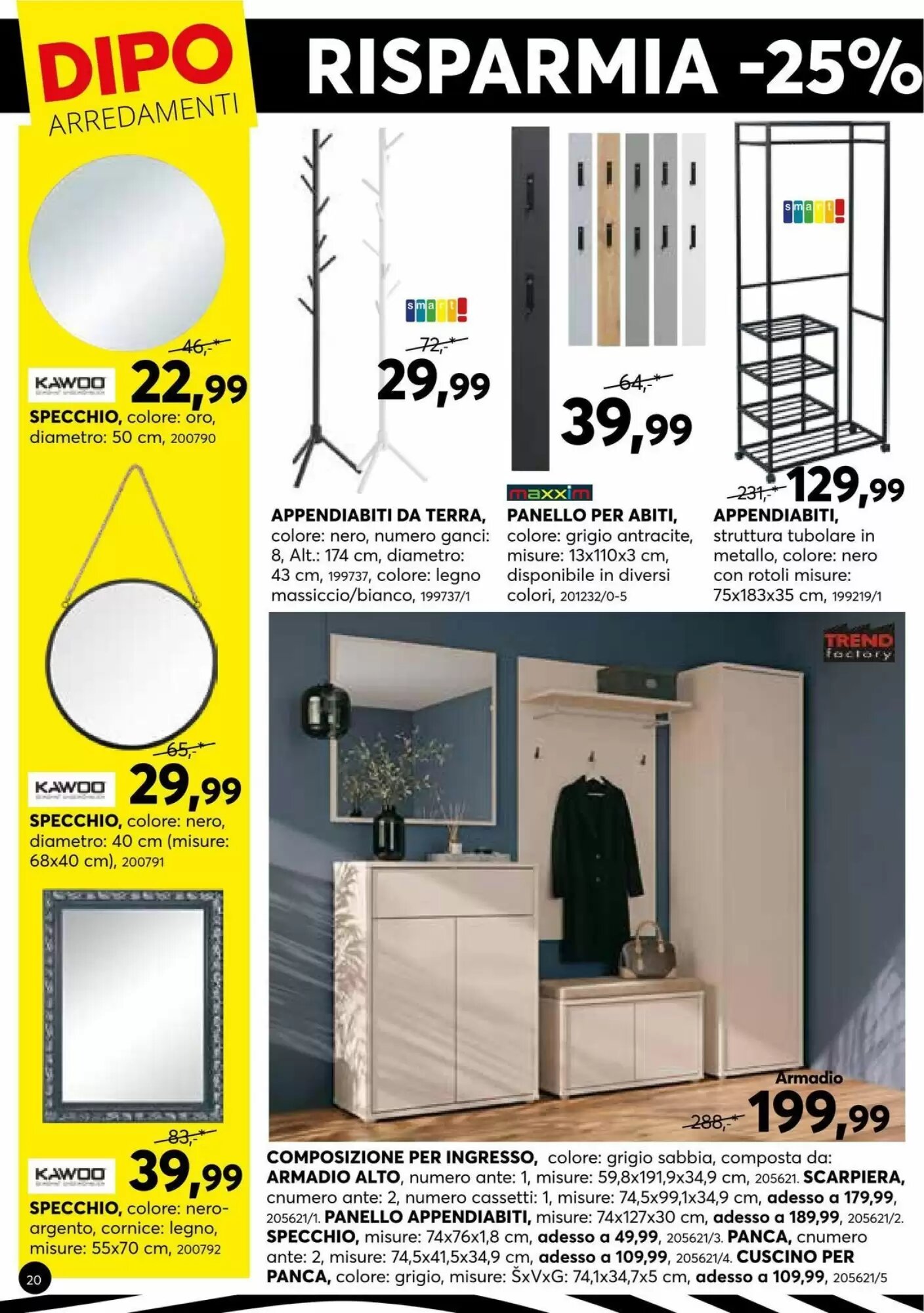 Volantino promozionale Dipo Arredamenti  valide dal 29/09/2026 - Pagina 20.