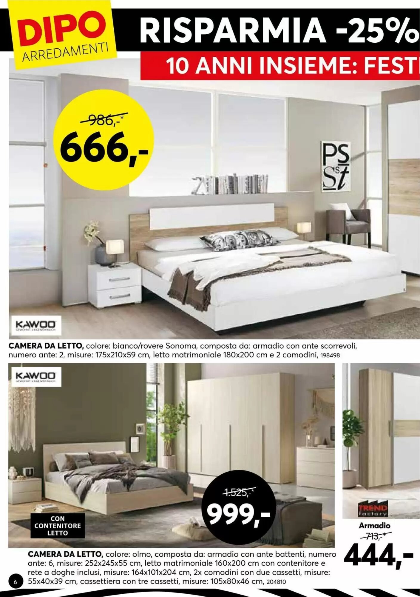Volantino promozionale Dipo Arredamenti  valide dal 29/09/2026 - Pagina 6.