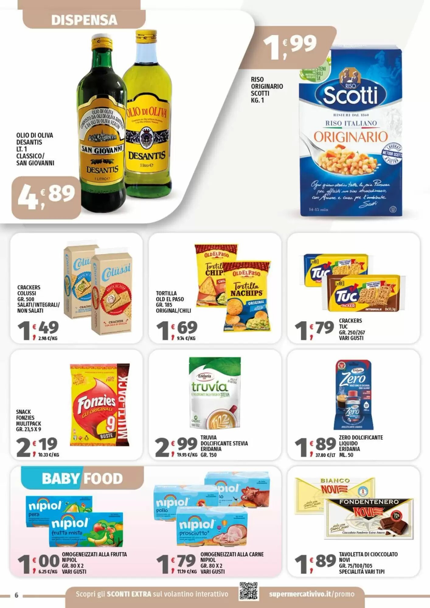 Volantino promozionale Vivo Supermercati  valide dal 29/09/2026 - Pagina 6.
