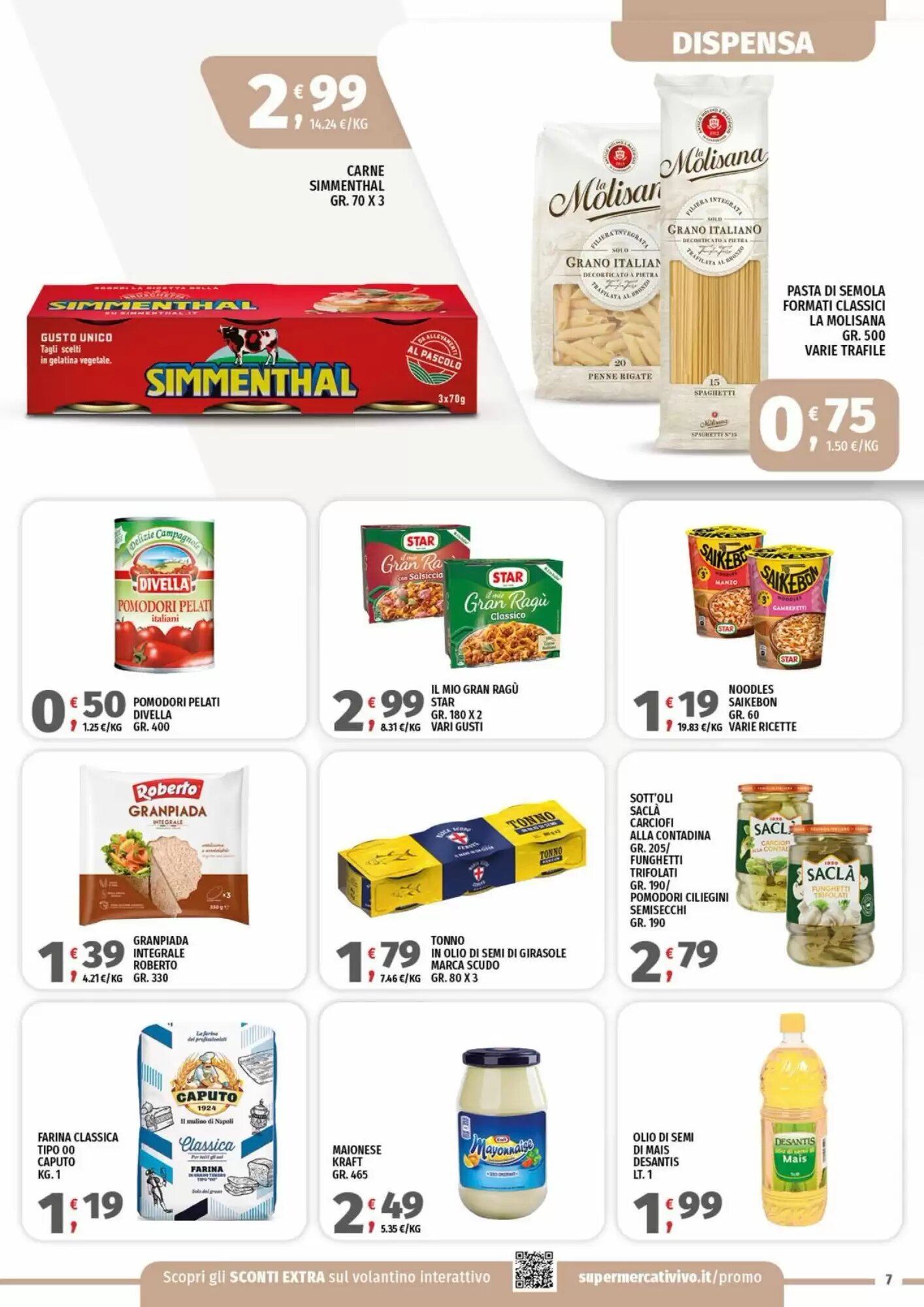 Volantino promozionale Vivo Supermercati  valide dal 29/09/2026 - Pagina 7.