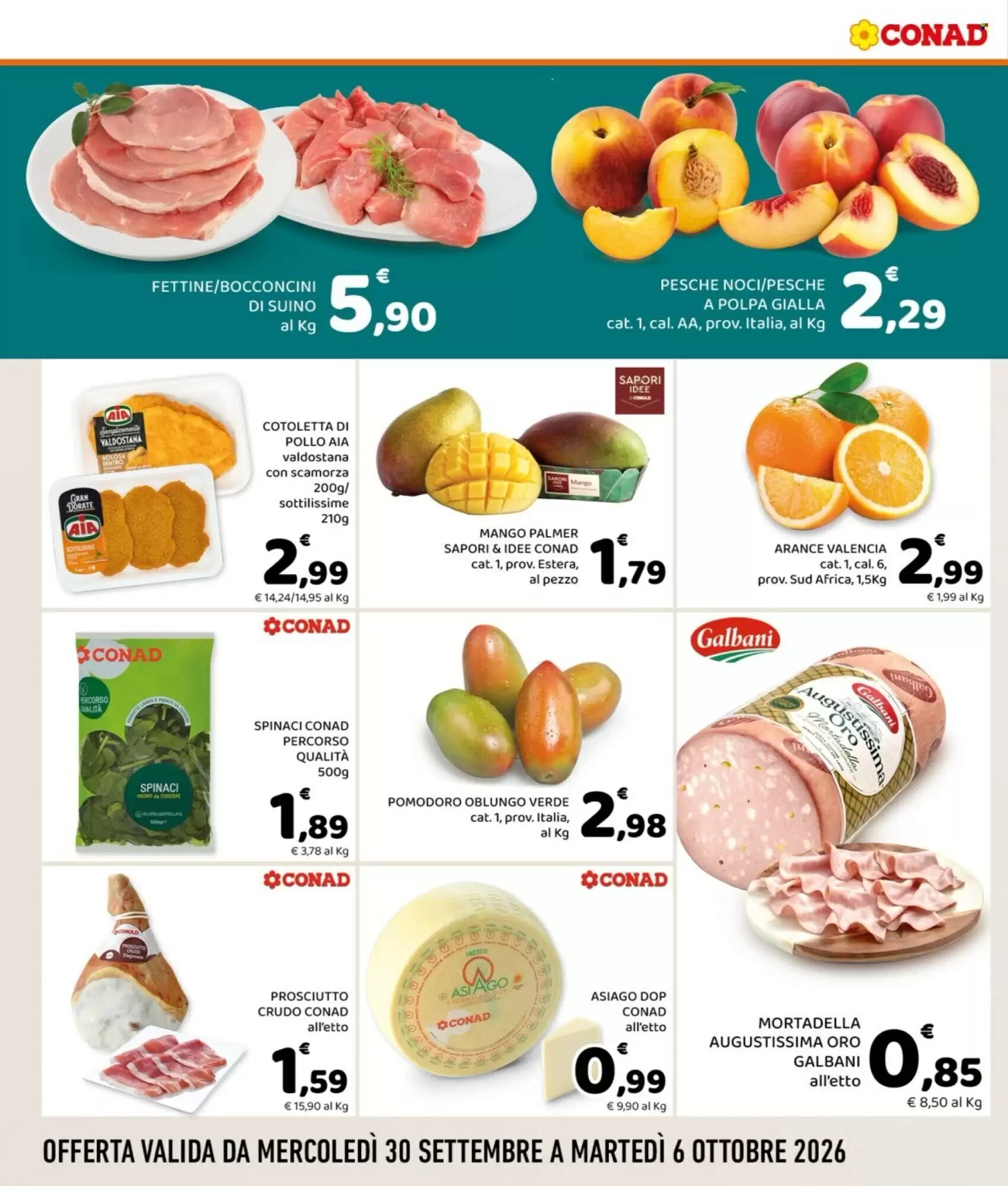 Volantino promozionale Conad  valide dal 30/09/2026 - Pagina 2.