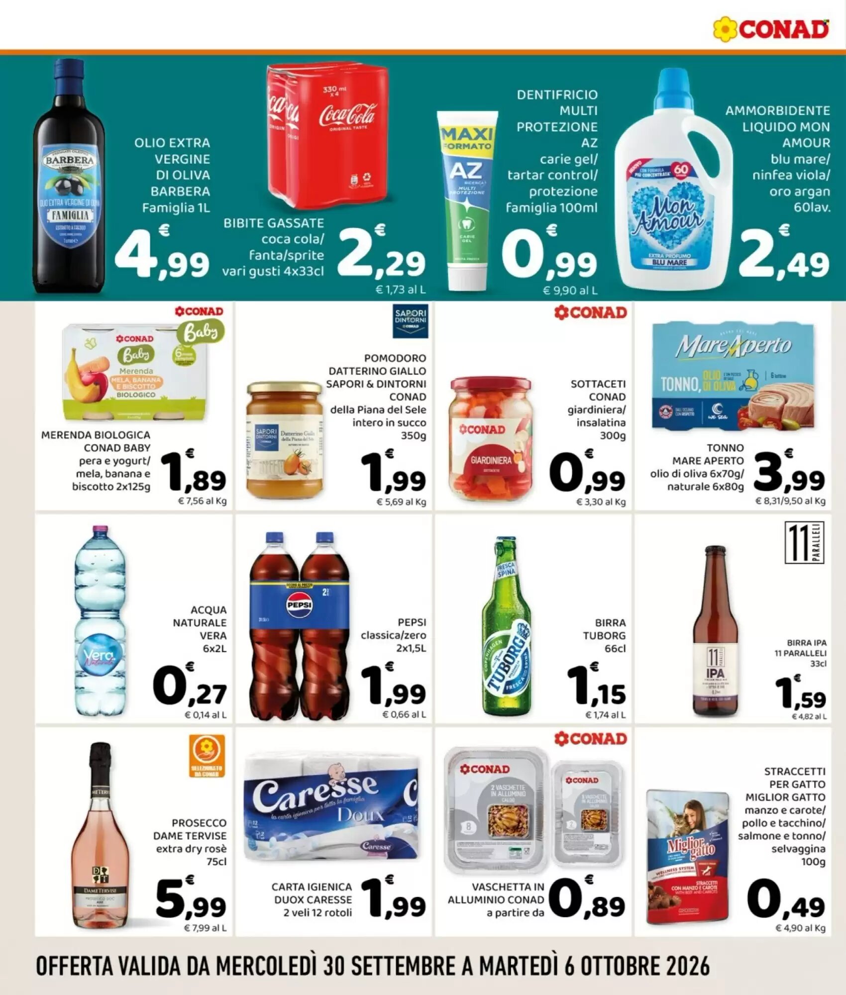 Volantino promozionale Conad  valide dal 30/09/2026 - Pagina 4.