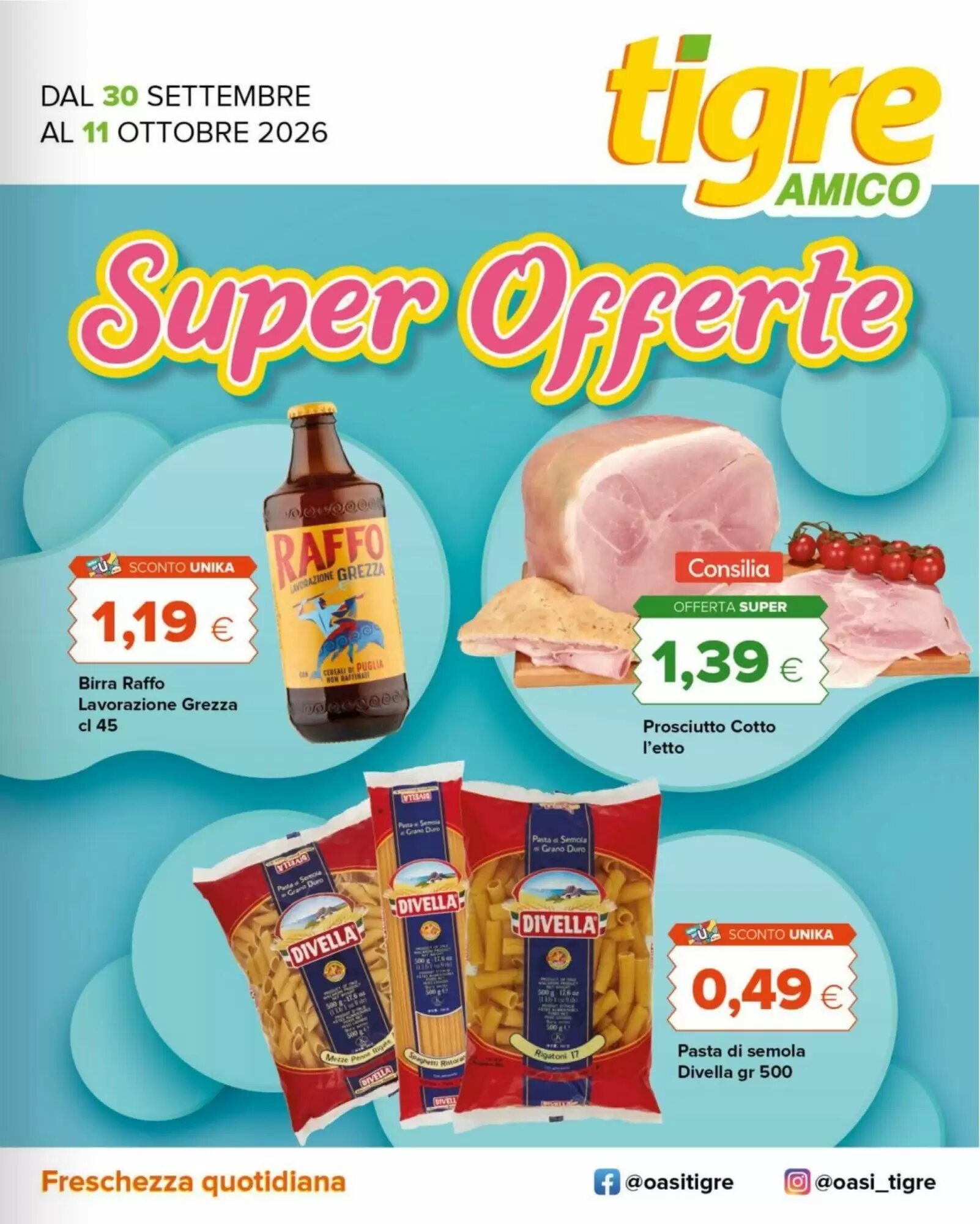Volantino promozionale Tigre Amico  valide dal 30/09/2026 - Pagina 1.