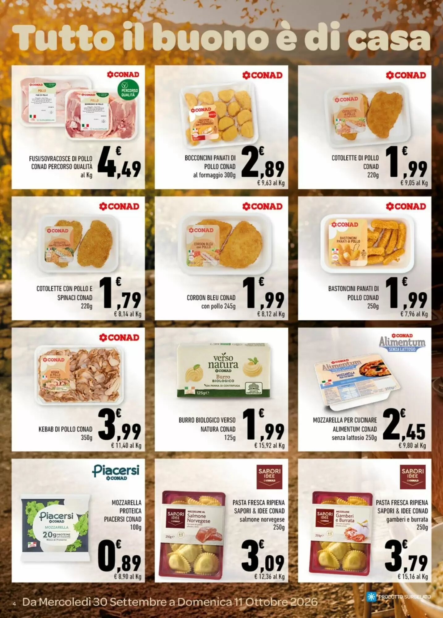 Volantino promozionale Conad  valide dal 30/09/2026 - Pagina 4.