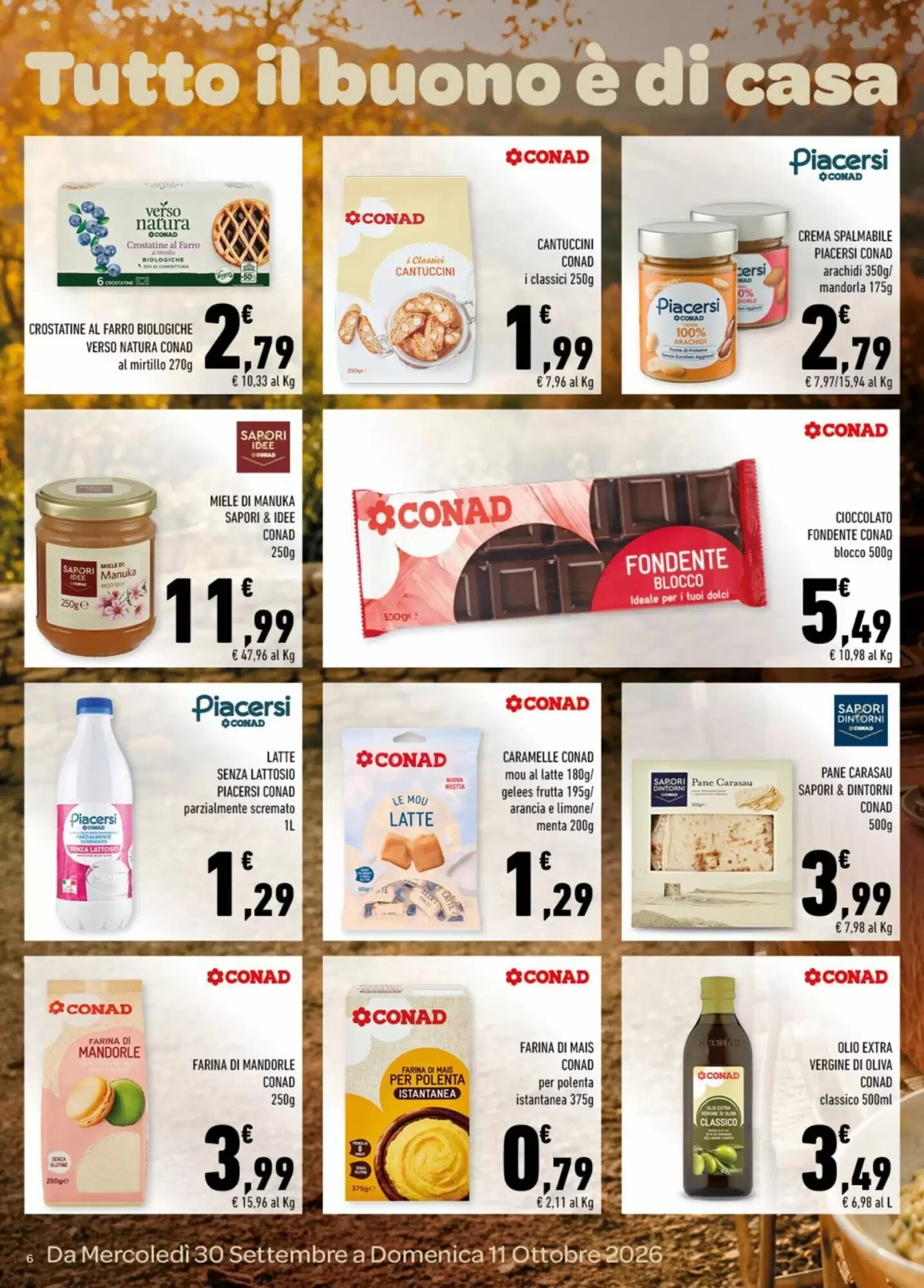 Volantino promozionale Conad  valide dal 30/09/2026 - Pagina 6.