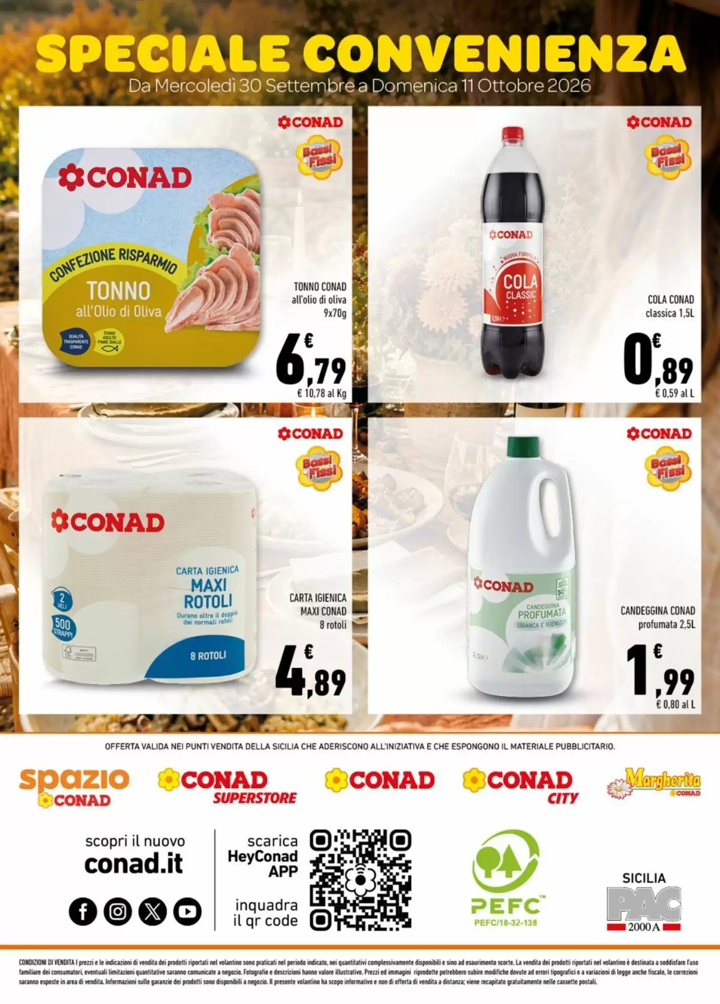 Volantino promozionale Conad  valide dal 30/09/2026 - Pagina 8.