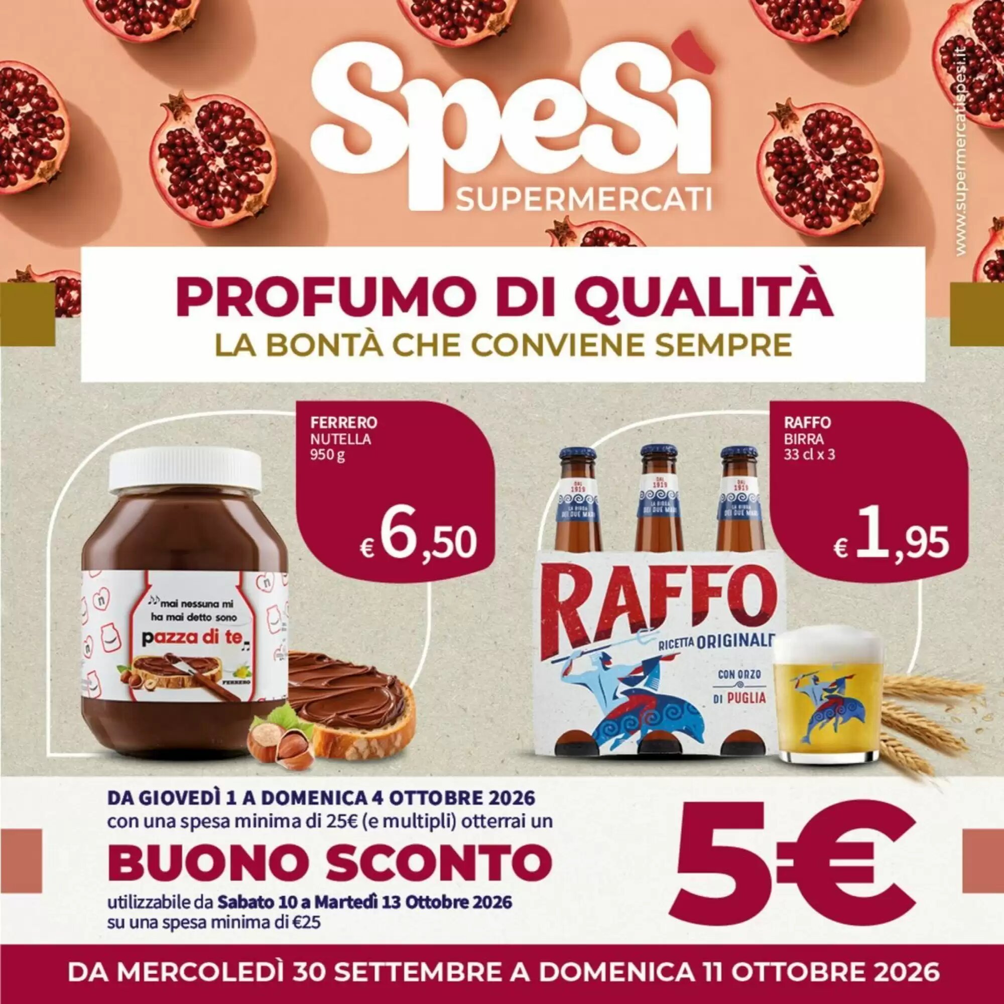 Volantino promozionale SpeSì valide dal 30/09/2026 - Pagina 1.