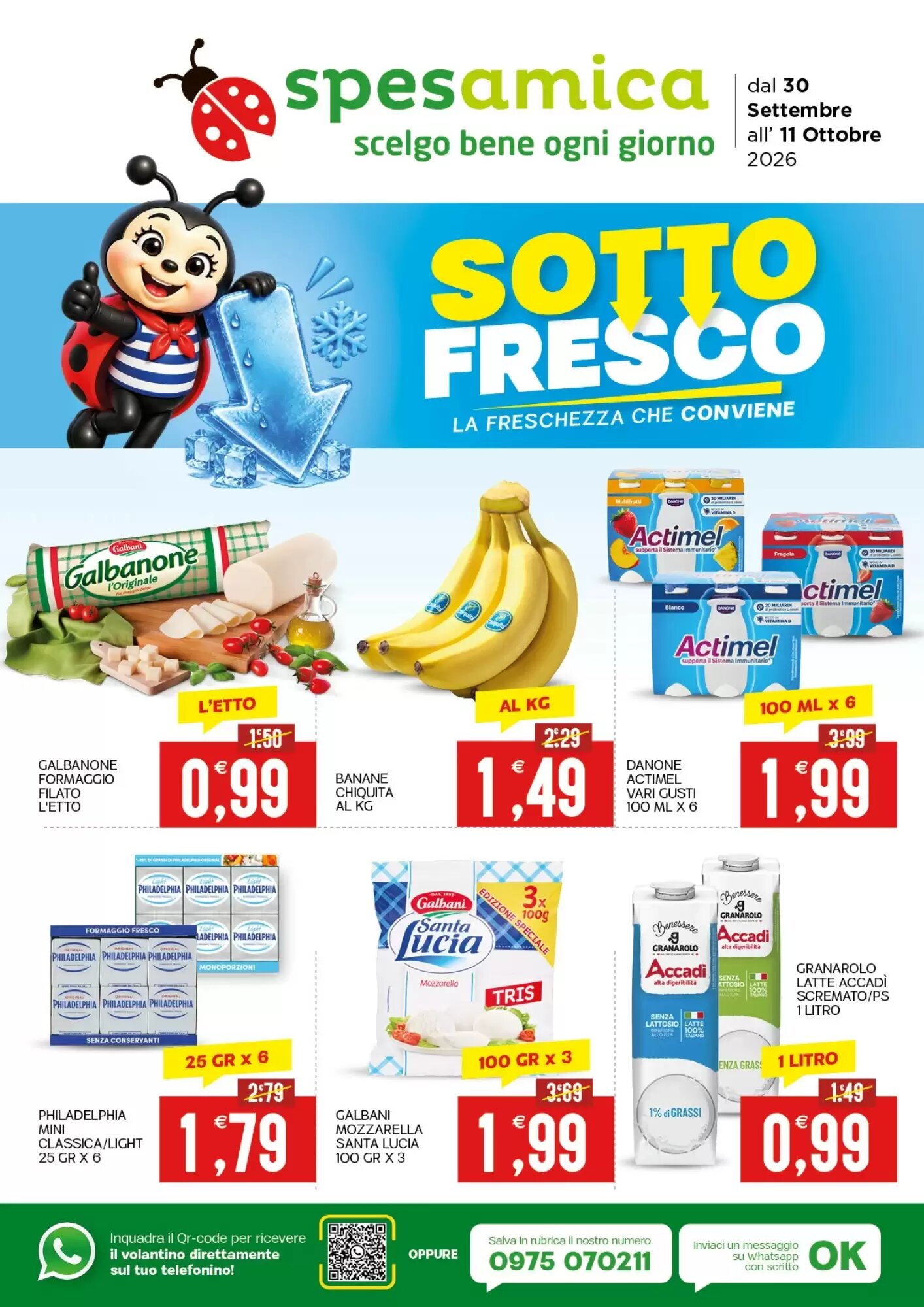 Volantino promozionale SpesAmica valide dal 30/09/2026 - Pagina 1.
