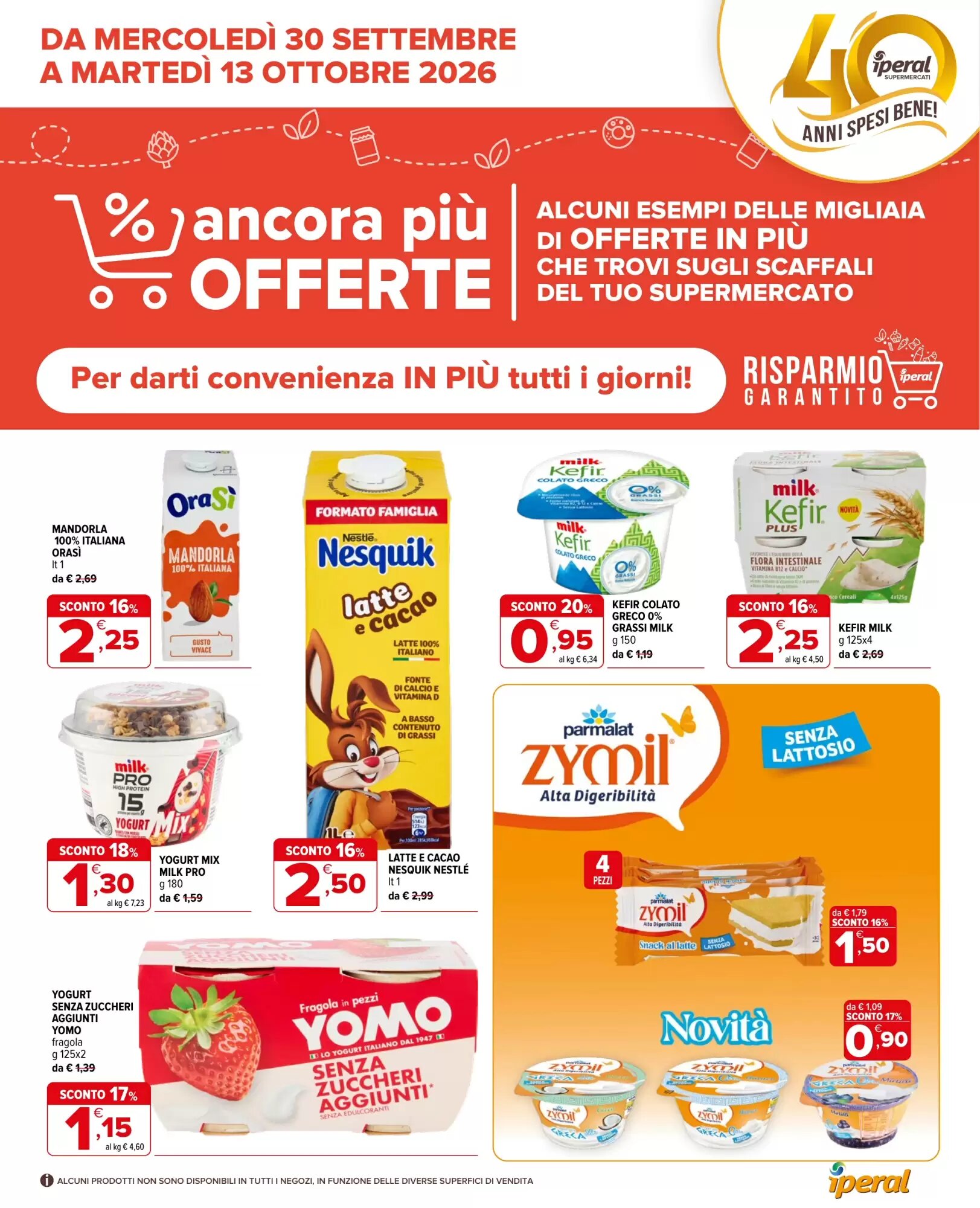 Volantino promozionale Iperal  valide dal 30/09/2026 - Pagina 1.