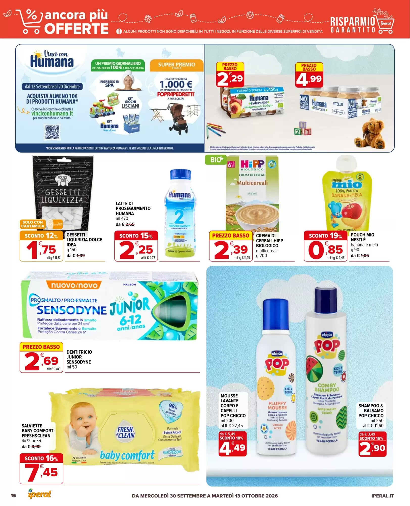 Volantino promozionale Iperal  valide dal 30/09/2026 - Pagina 16.