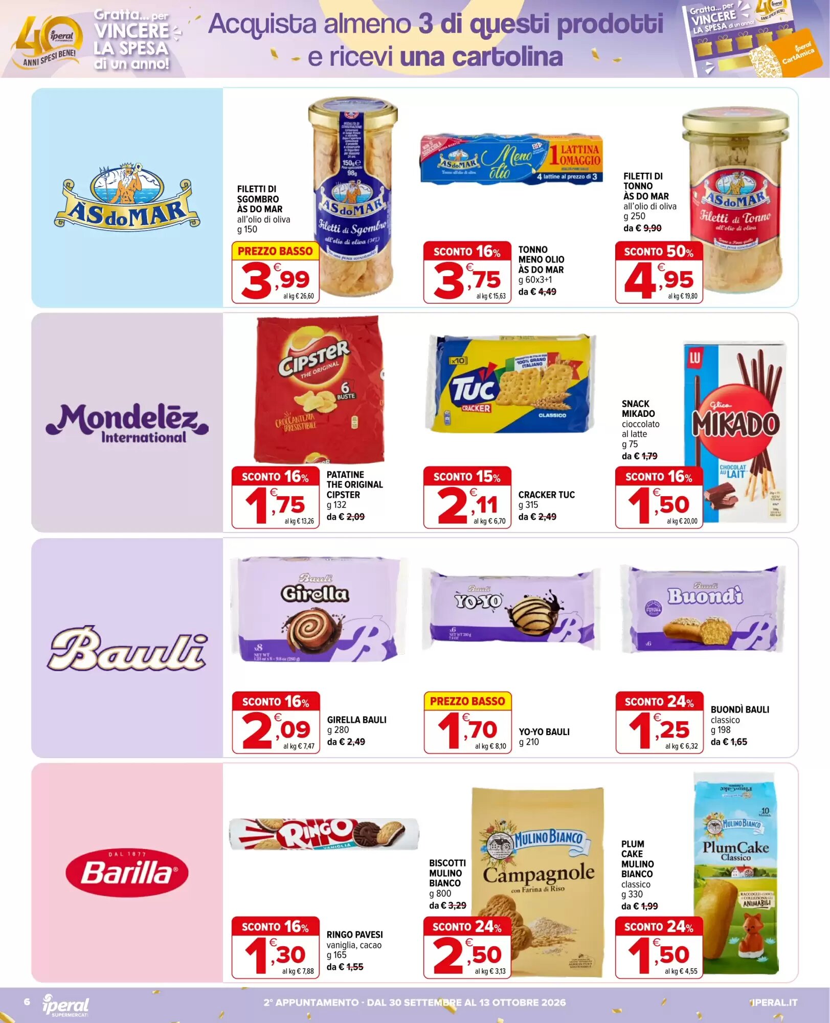 Volantino promozionale Iperal  valide dal 30/09/2026 - Pagina 6.