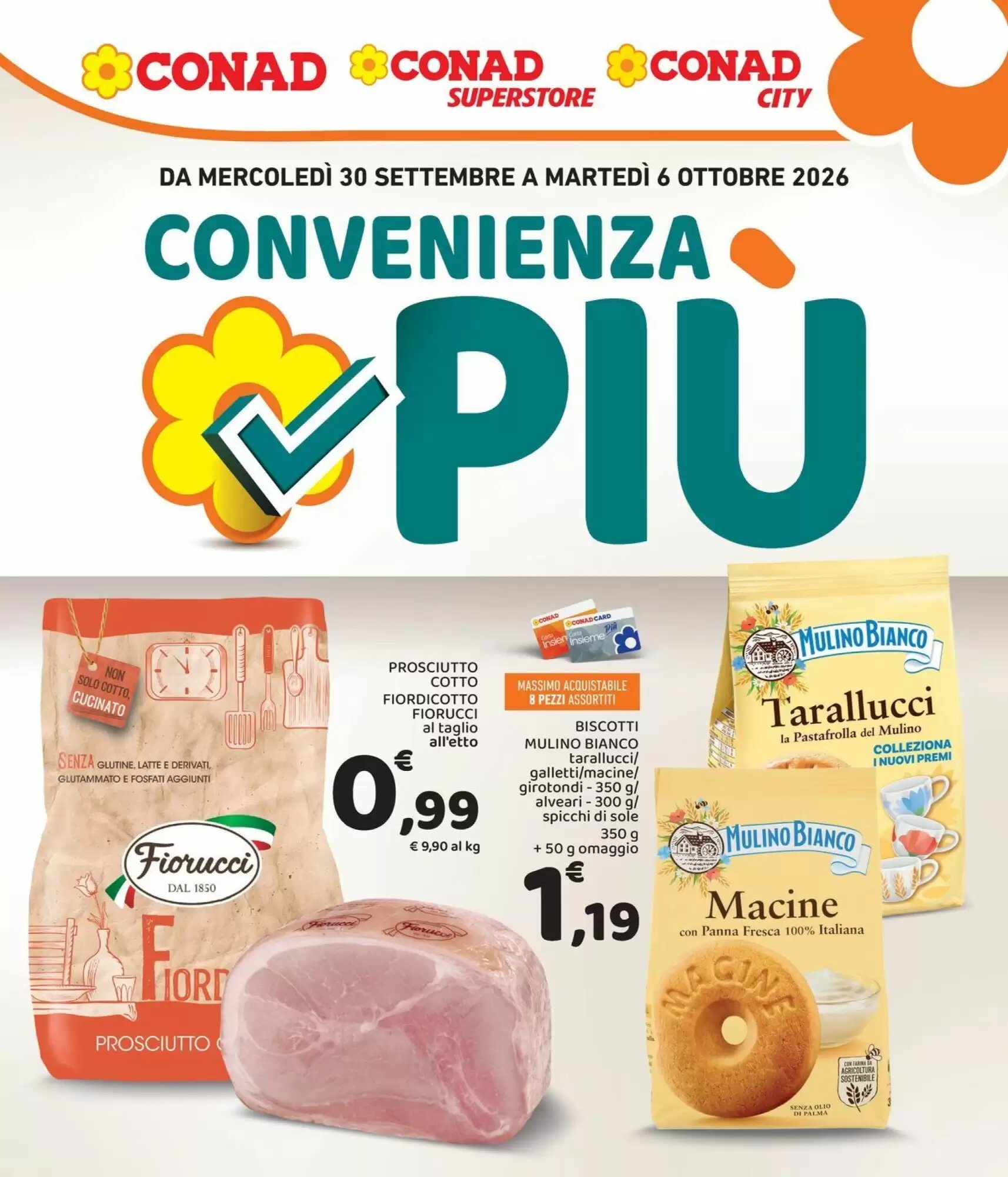 Volantino promozionale Conad Superstore  valide dal 30/09/2026 - Pagina 1.