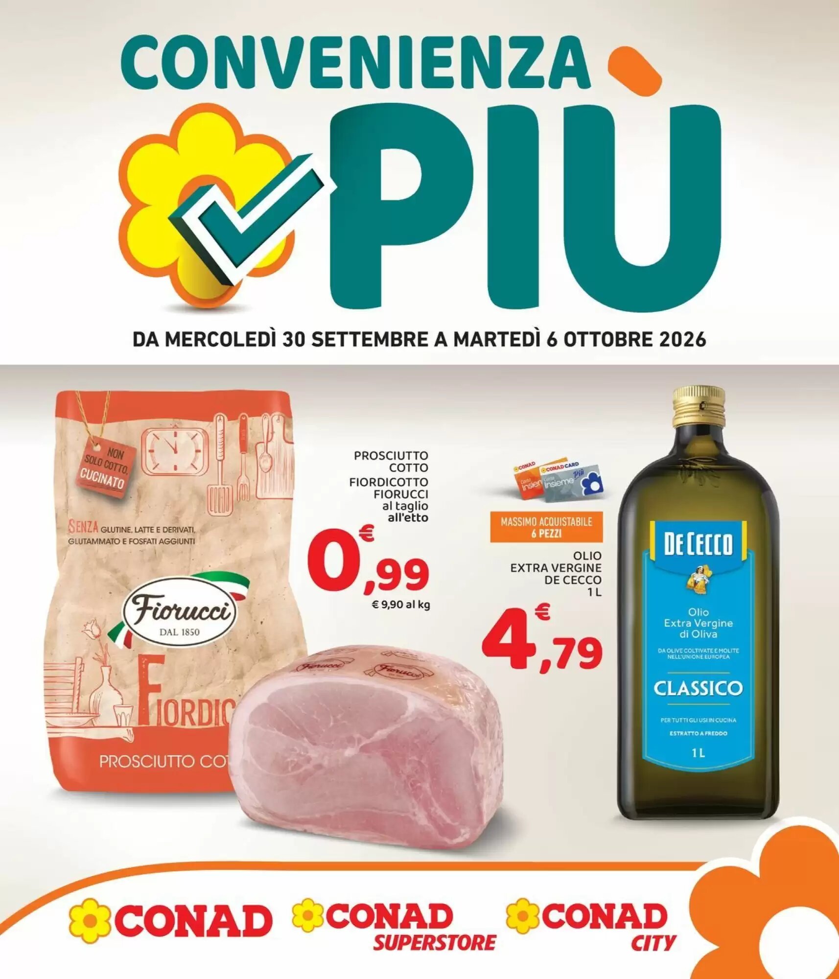 Volantino promozionale Conad City valide dal 30/09/2026 - Pagina 1.