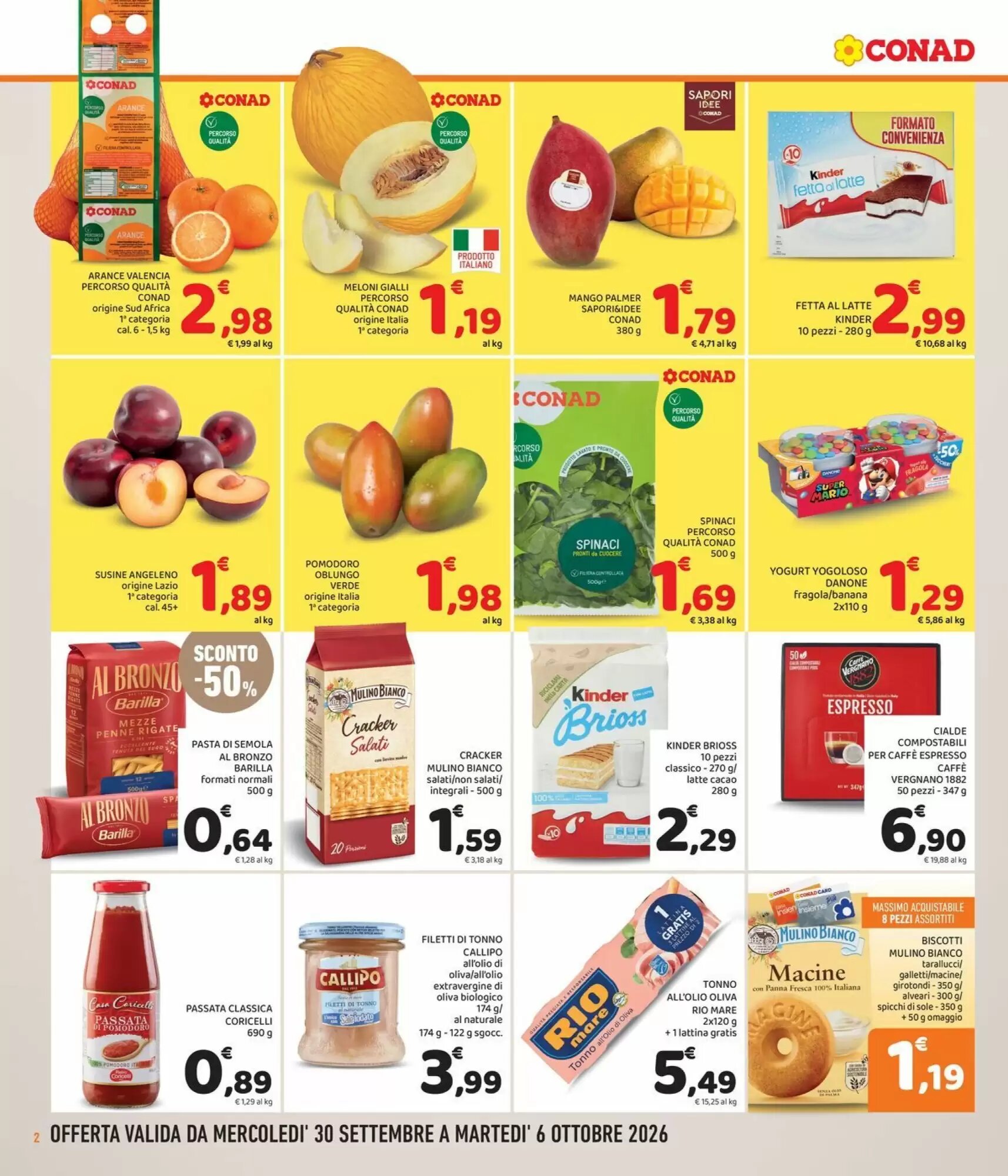 Volantino promozionale Conad City  valide dal 30/09/2026 - Pagina 2.